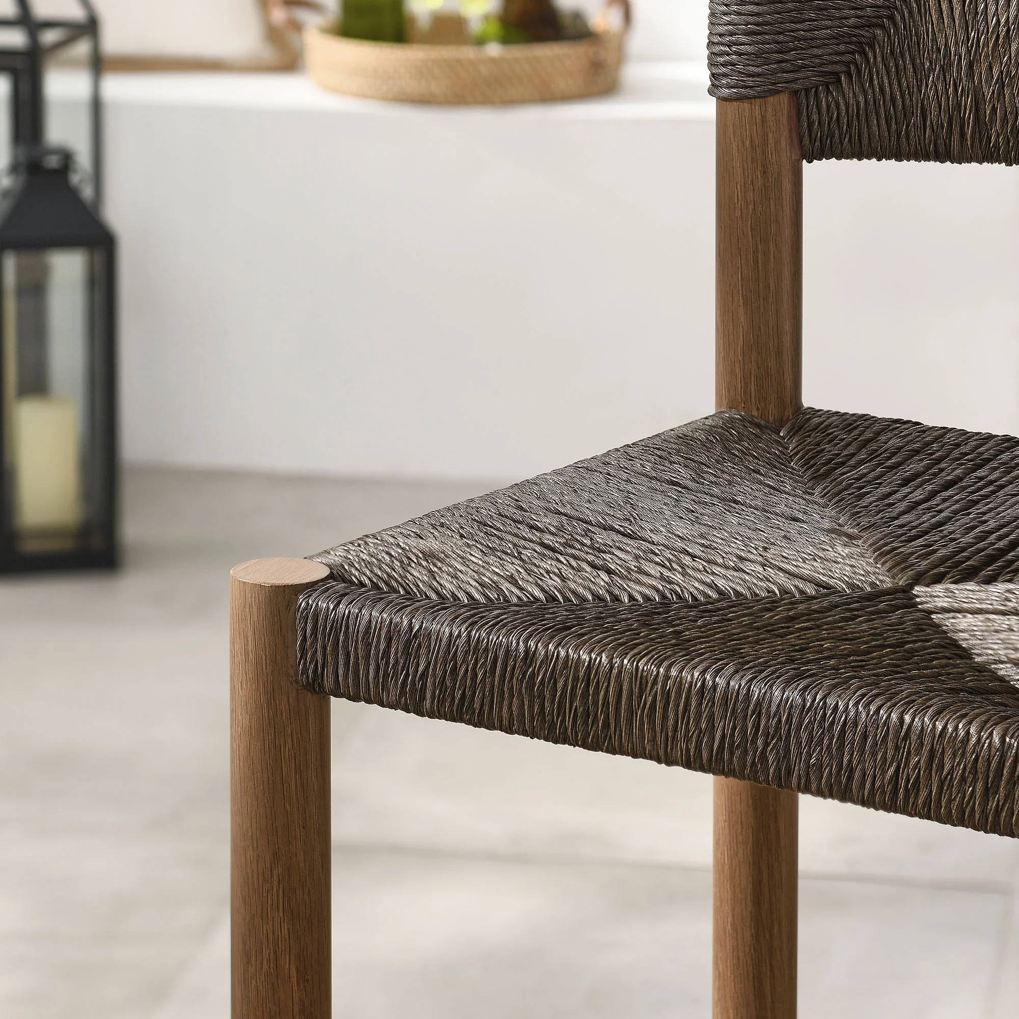 Parkland Outdoor Patio Rattan and Aluminum Counter Stools Set of 2 - Image 14