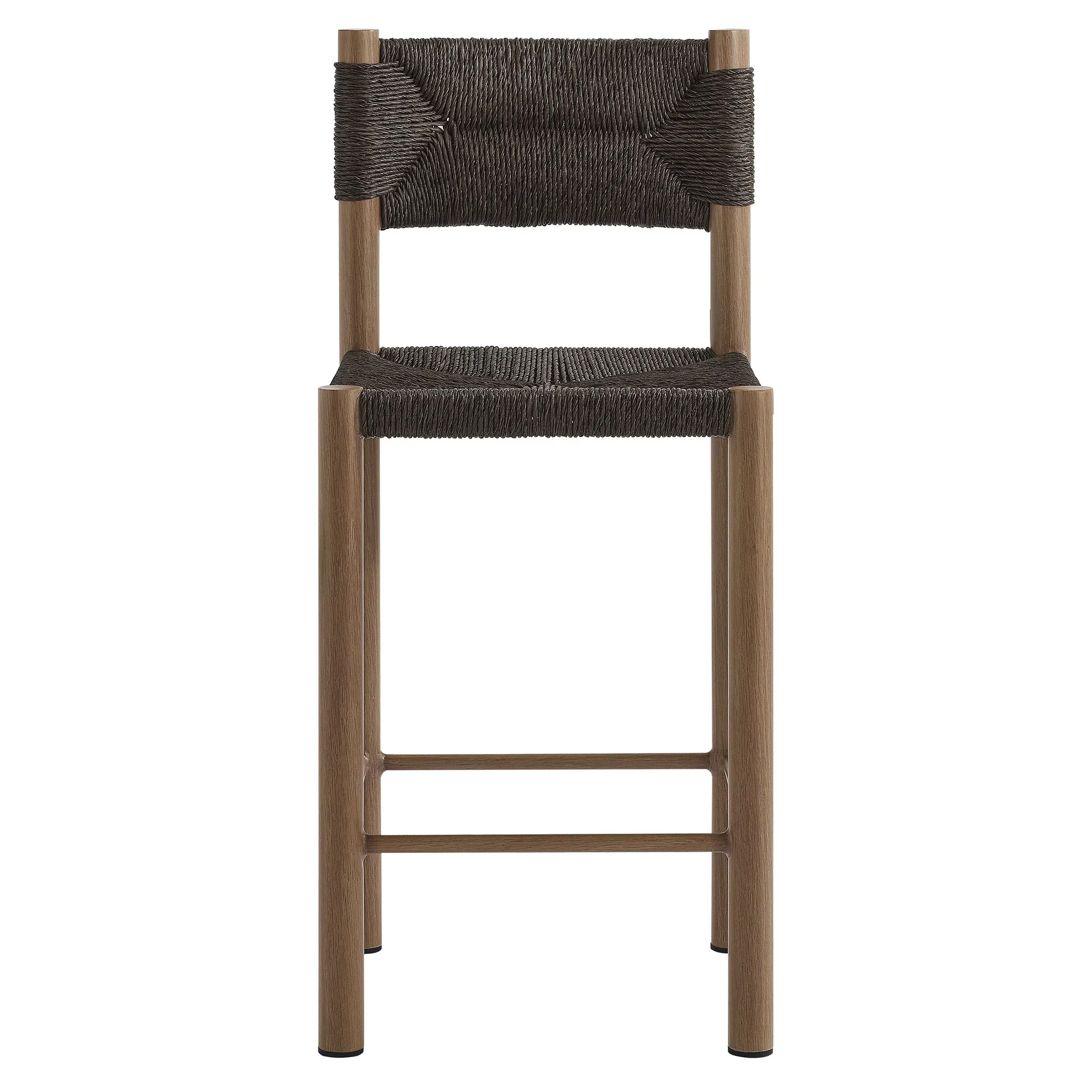 Parkland Outdoor Patio Rattan and Aluminum Counter Stools Set of 2 - Image 18