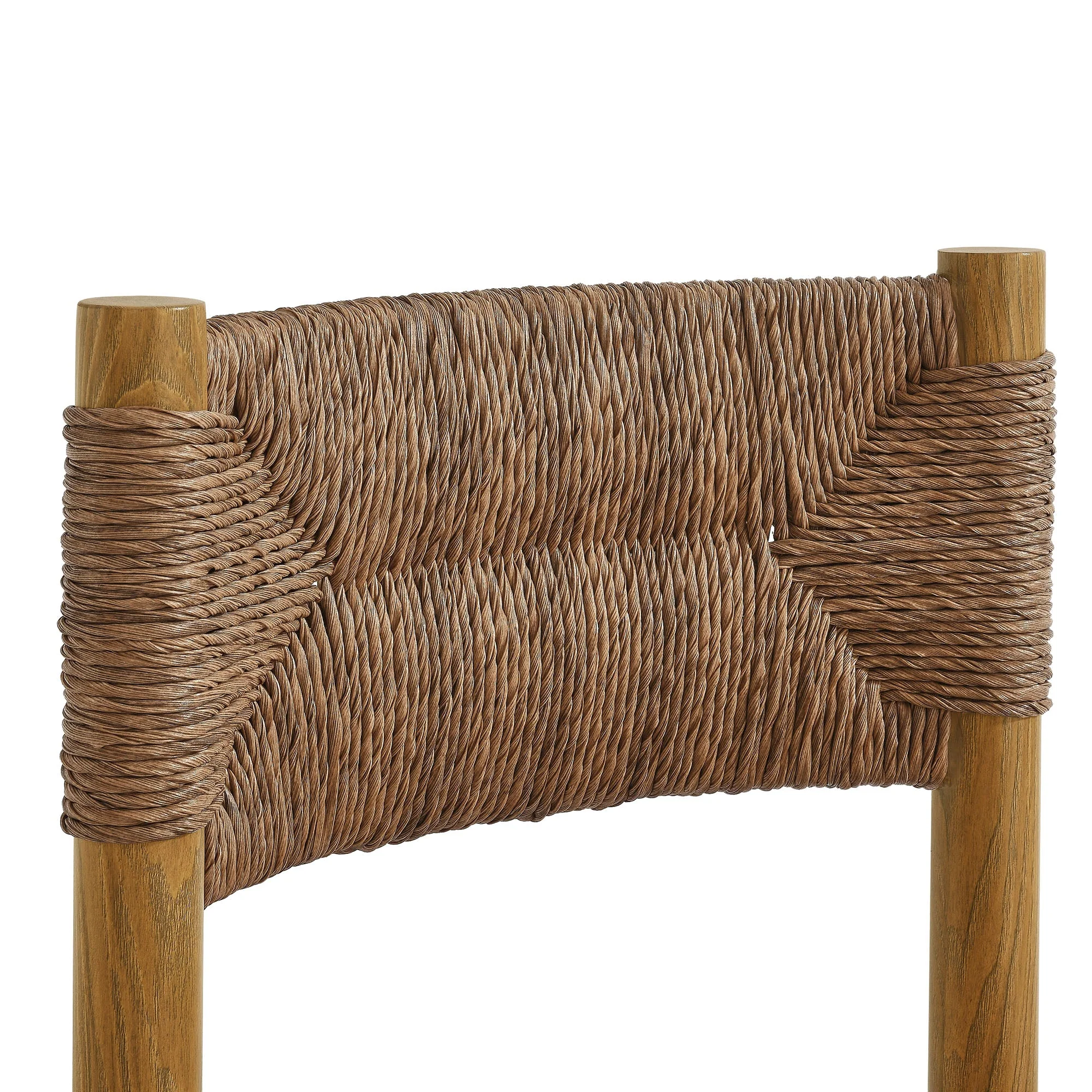 Parkland Outdoor Patio Rattan and Aluminum Dining Side Chairs Set of 2 - Image 9