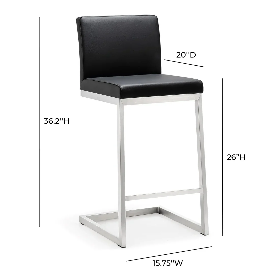 Parma Performance Vegan Leather Counter Stool - Set of 2 - Image 25