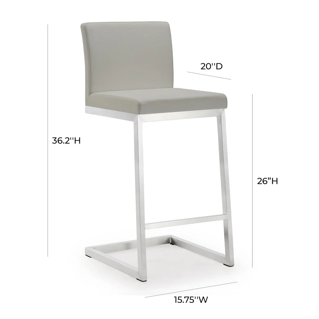 Parma Performance Vegan Leather Counter Stool - Set of 2 - Image 9