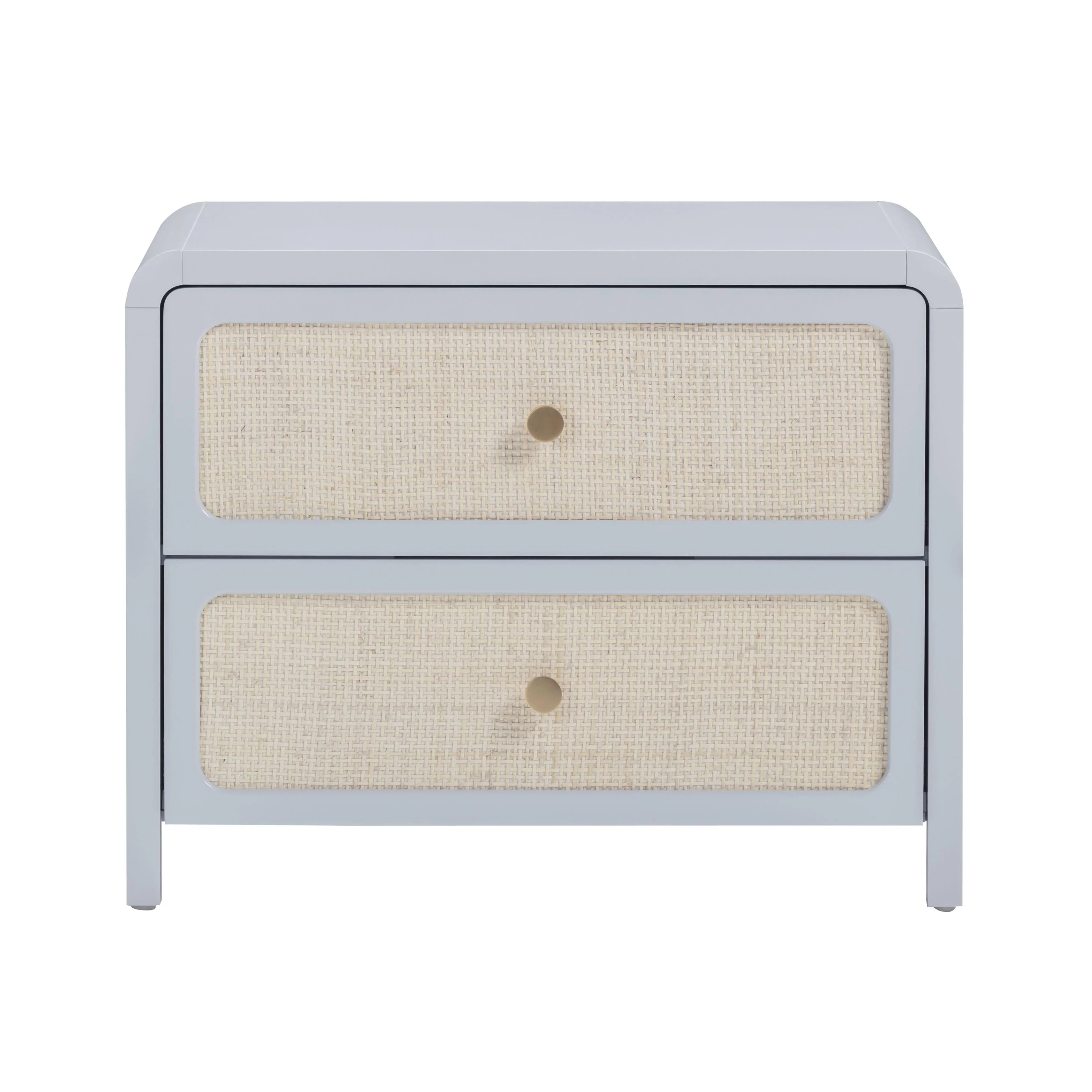Patty 28" Rattan 2 Drawer Nightstand - Image 10