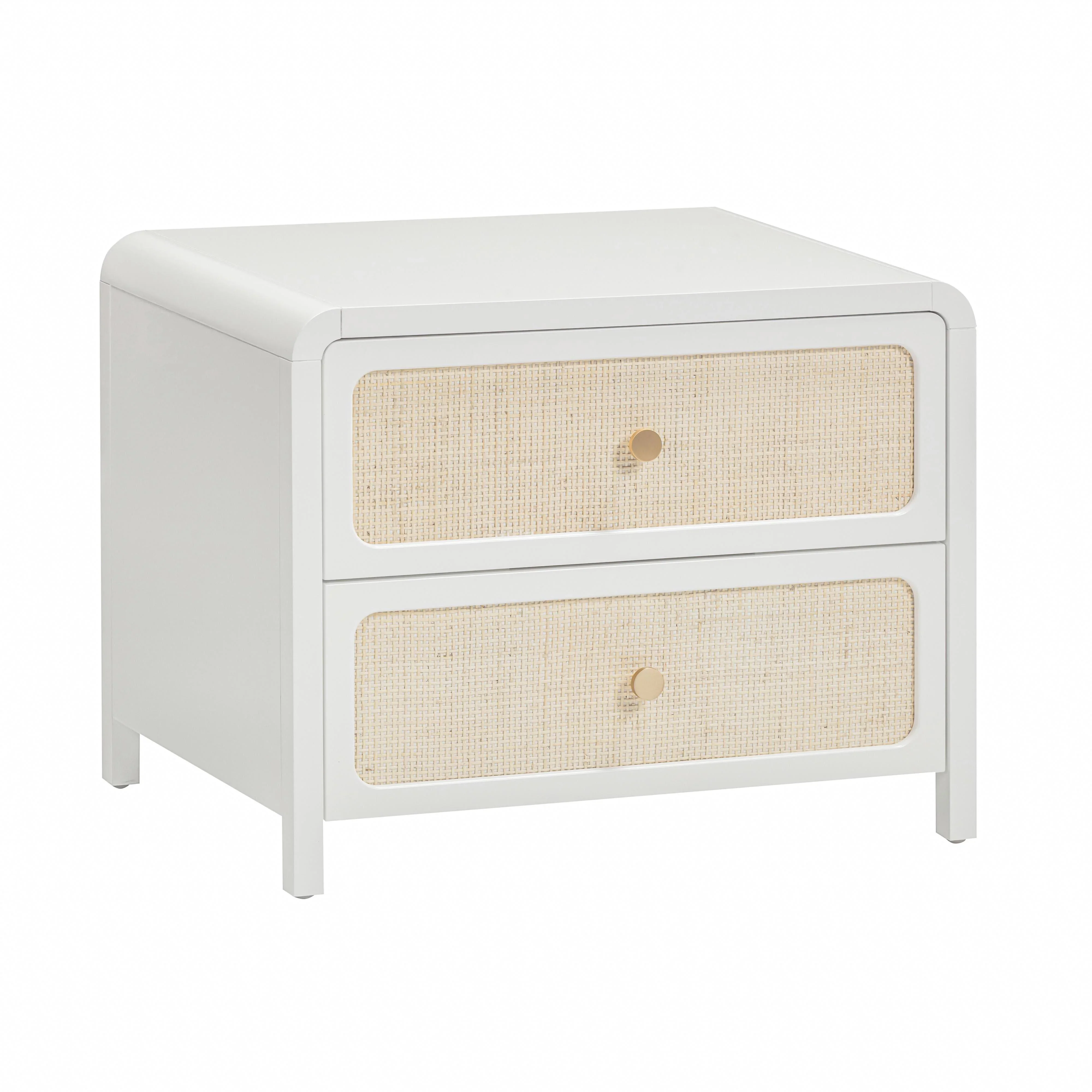 Patty 28" Rattan 2 Drawer Nightstand - Image 3