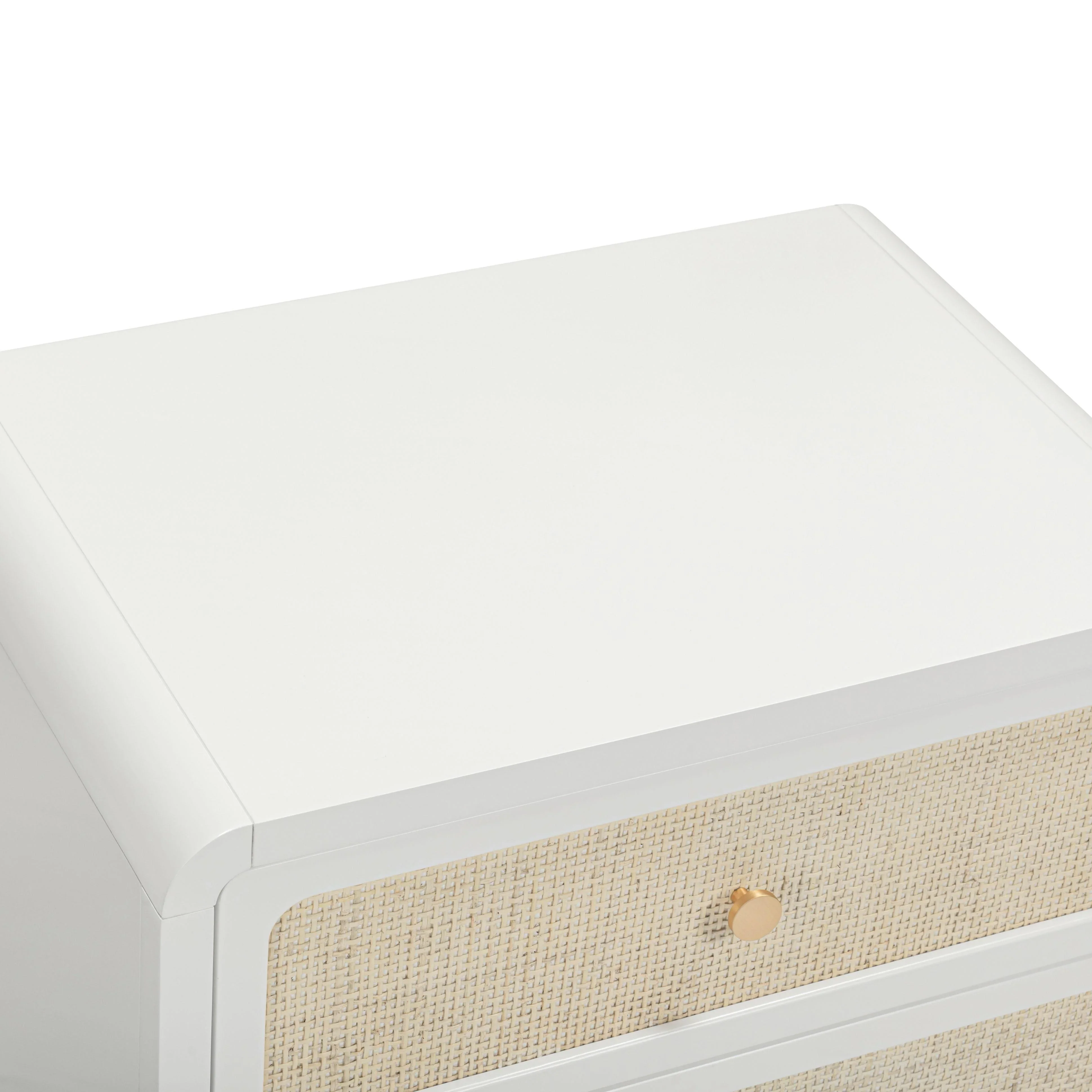 Patty 28" Rattan 2 Drawer Nightstand - Image 8