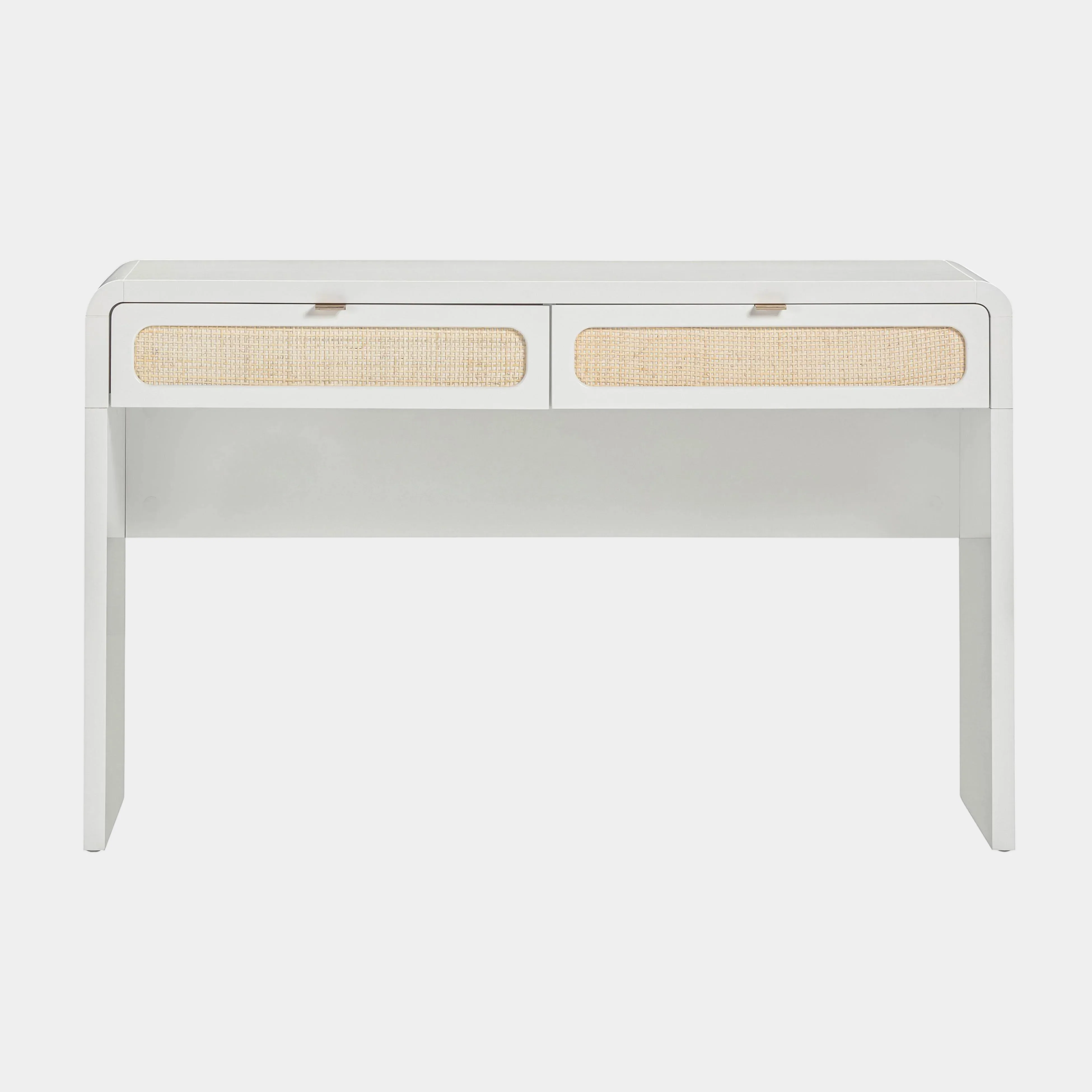 Patty 48" Rattan 2-Drawer Console Desk