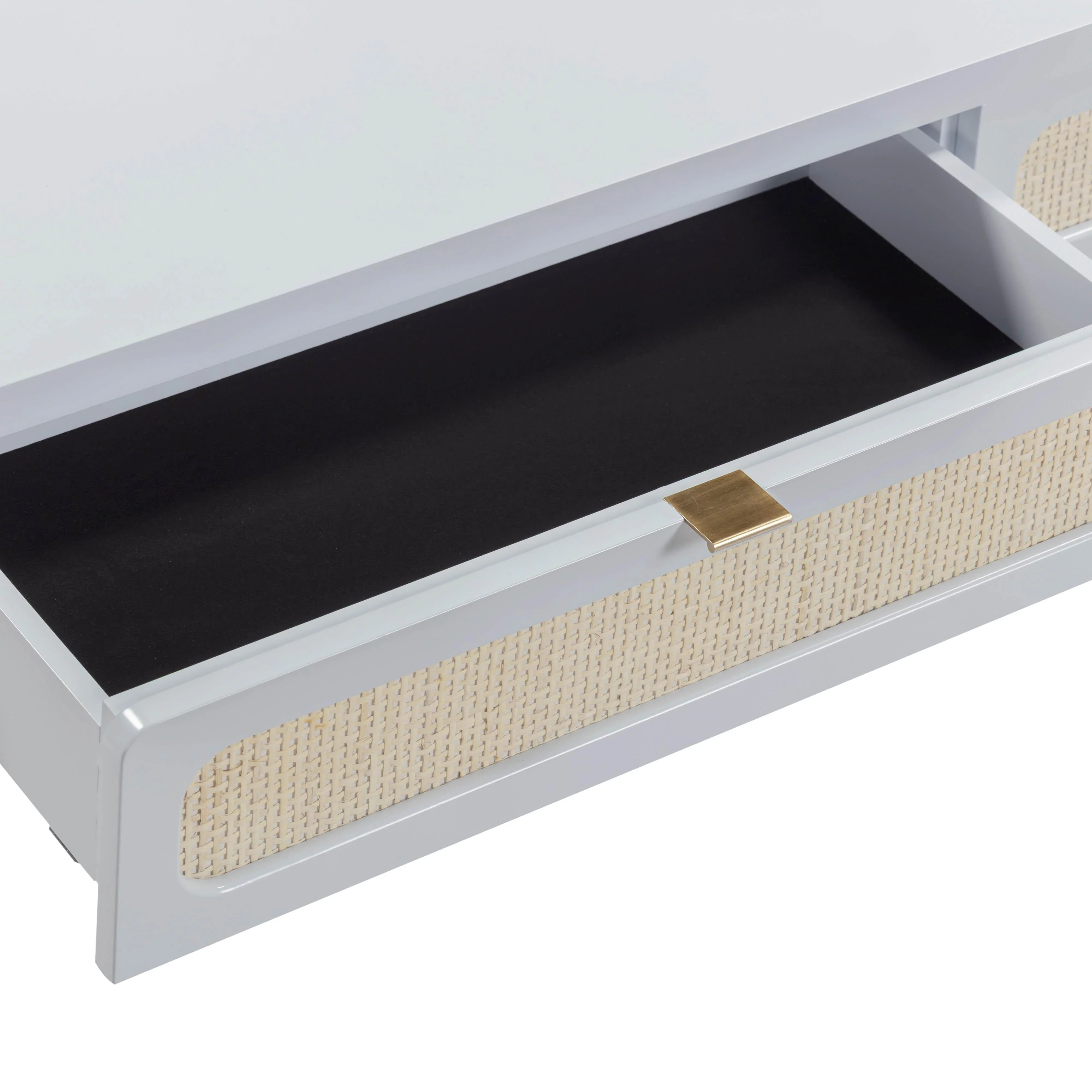 Patty 48" Rattan 2-Drawer Console Desk - Image 18