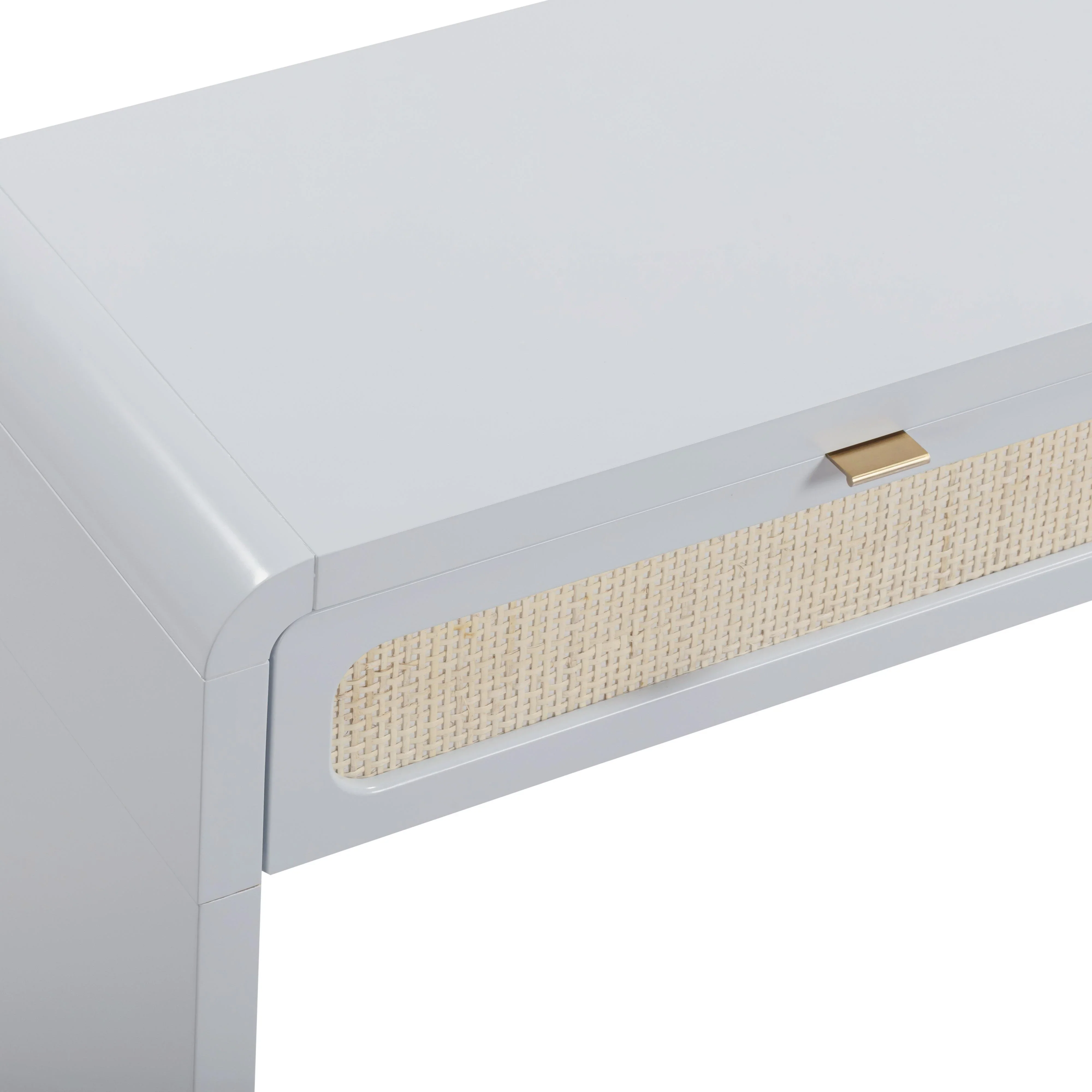Patty 48" Rattan 2-Drawer Console Desk - Image 19
