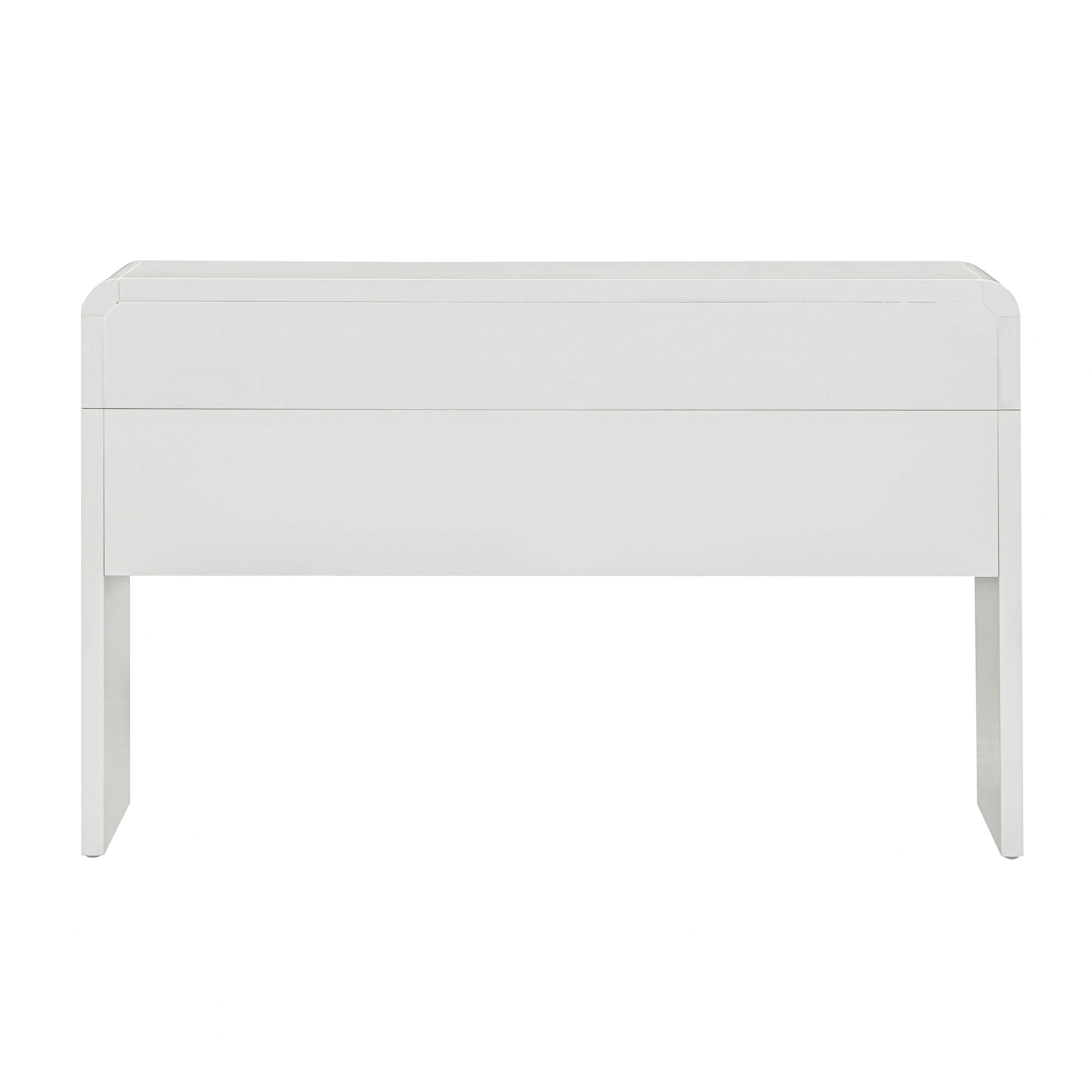 Patty 48" Rattan 2-Drawer Console Desk - Image 7