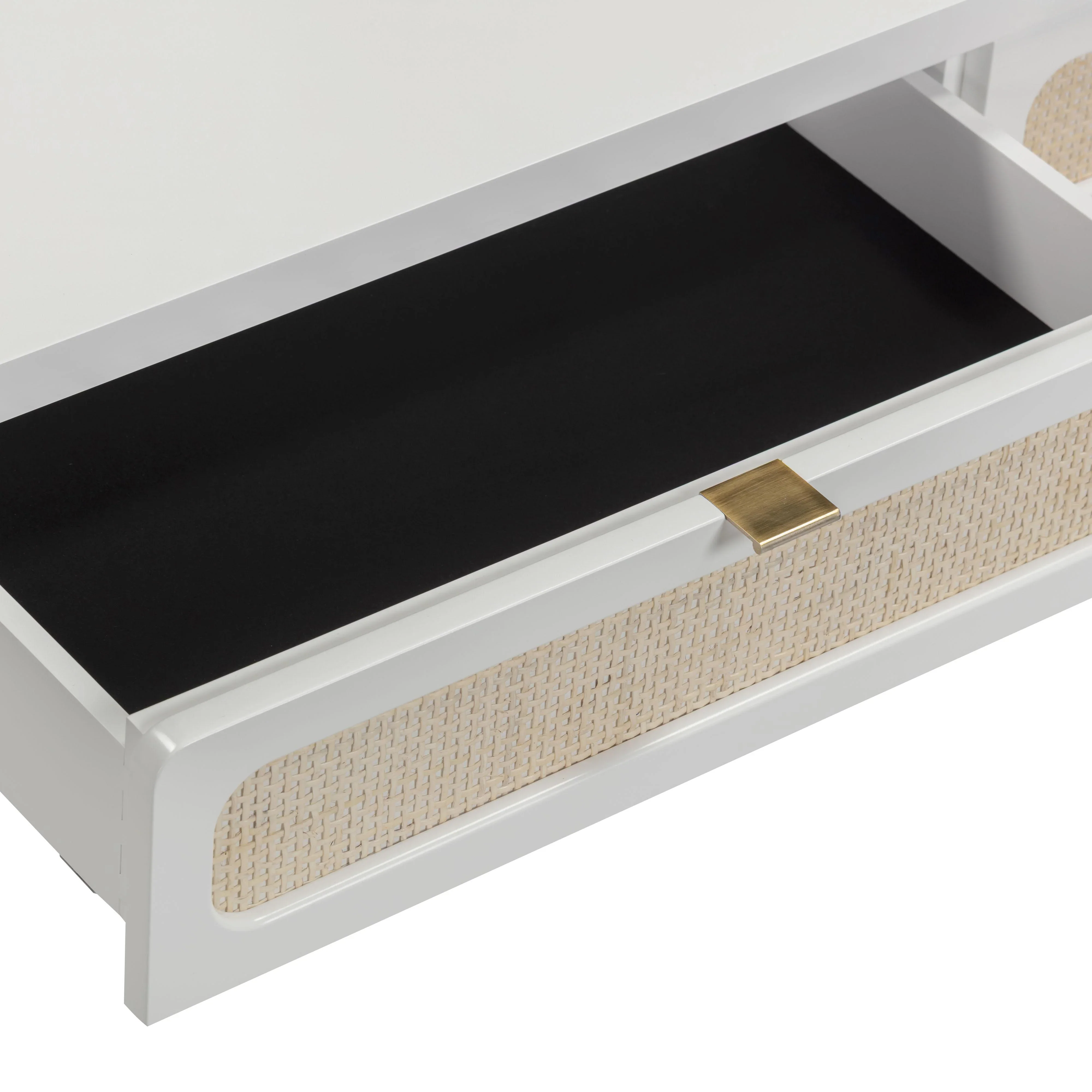 Patty 48" Rattan 2-Drawer Console Desk - Image 8