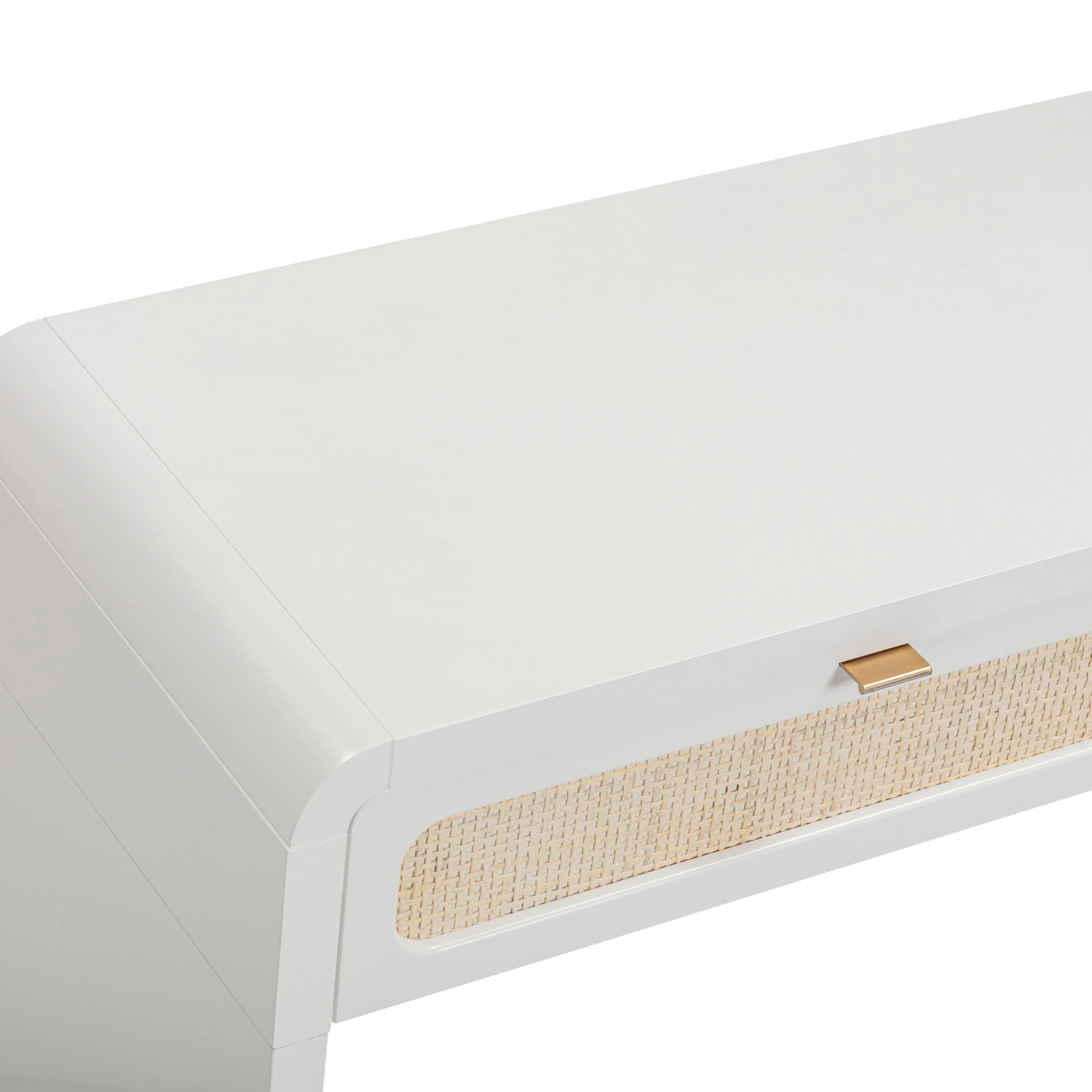 Patty 48" Rattan 2-Drawer Console Desk - Image 9