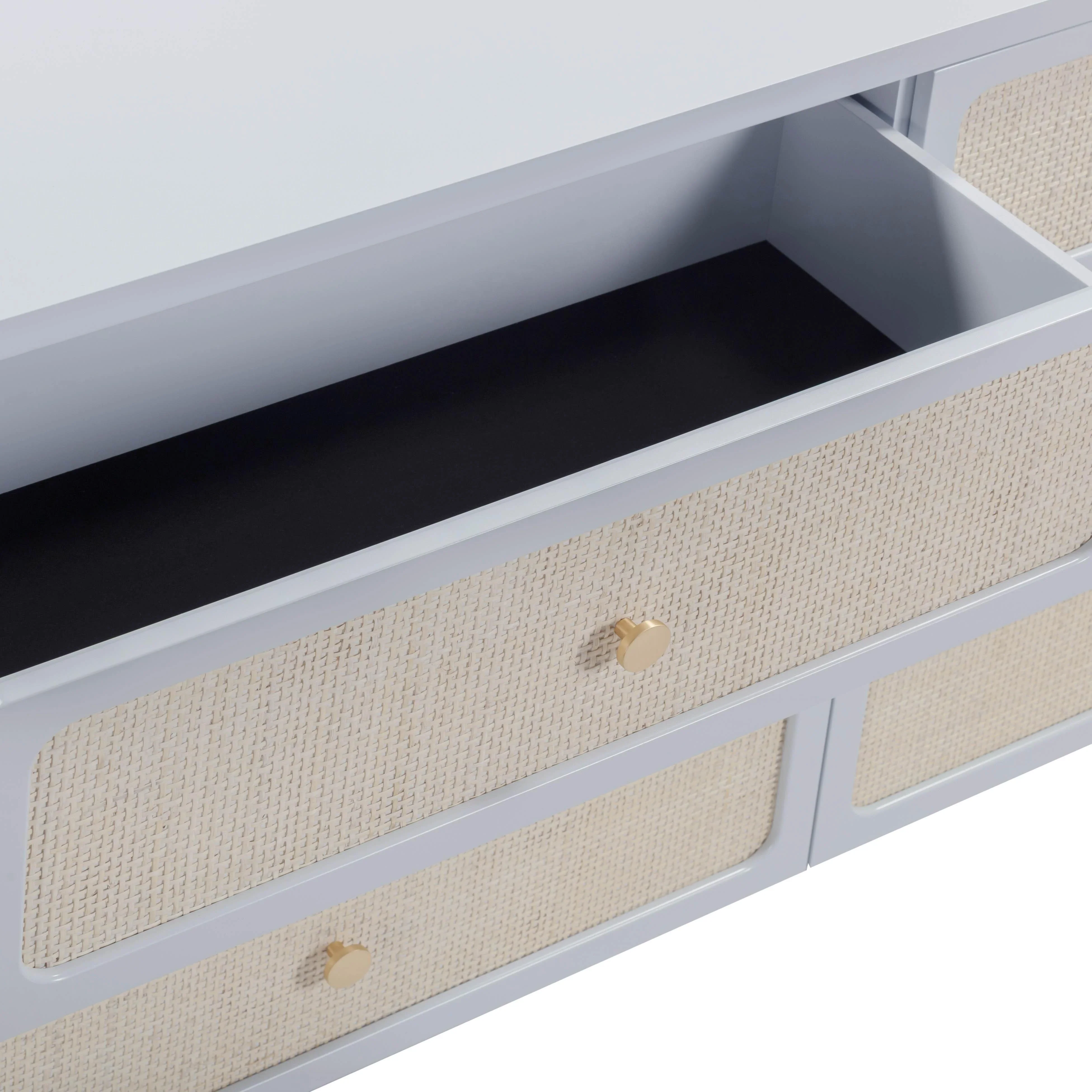 Patty 62" Rattan 6 Drawer Dresser - Image 16