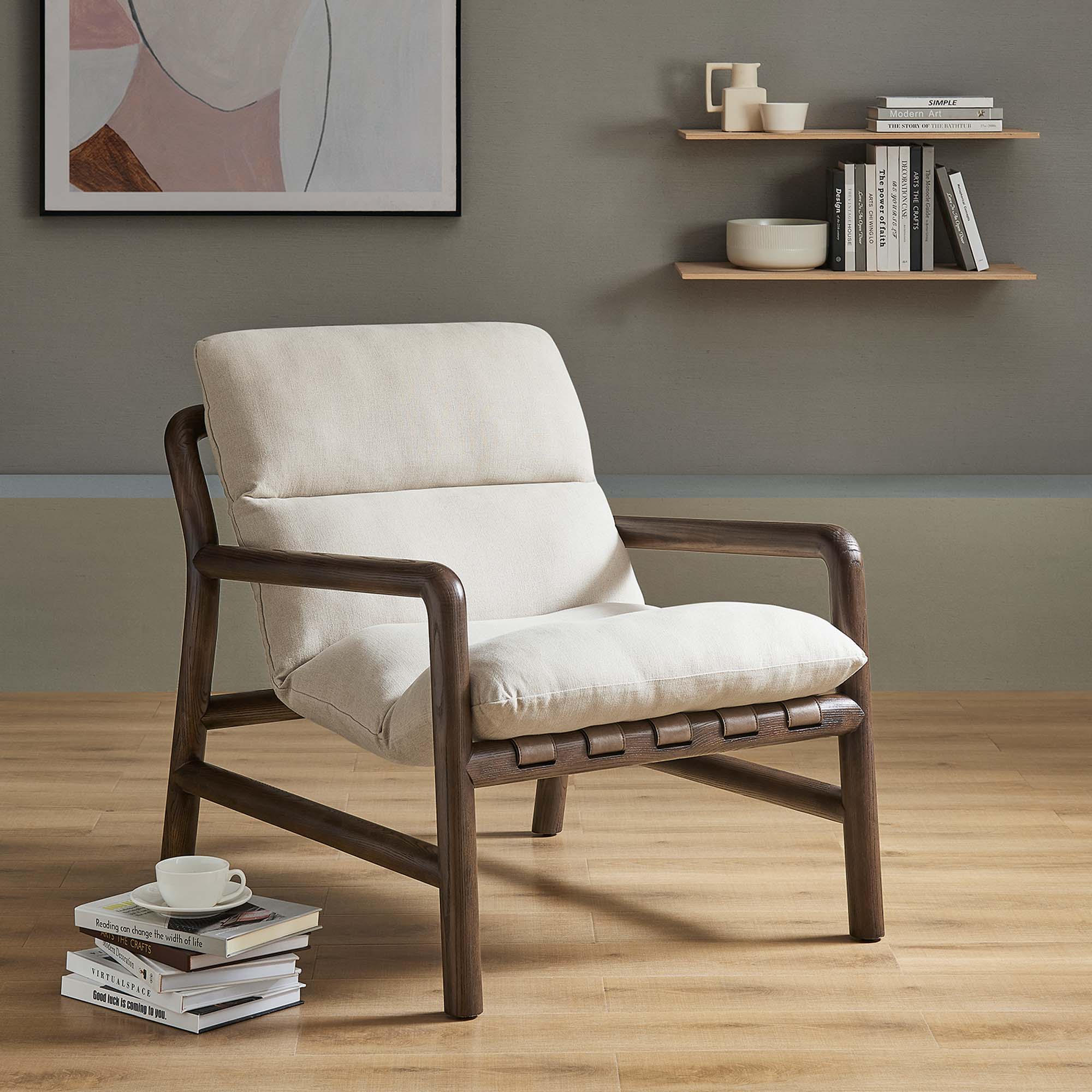 Paxton Wood Sling Chair - Image 2