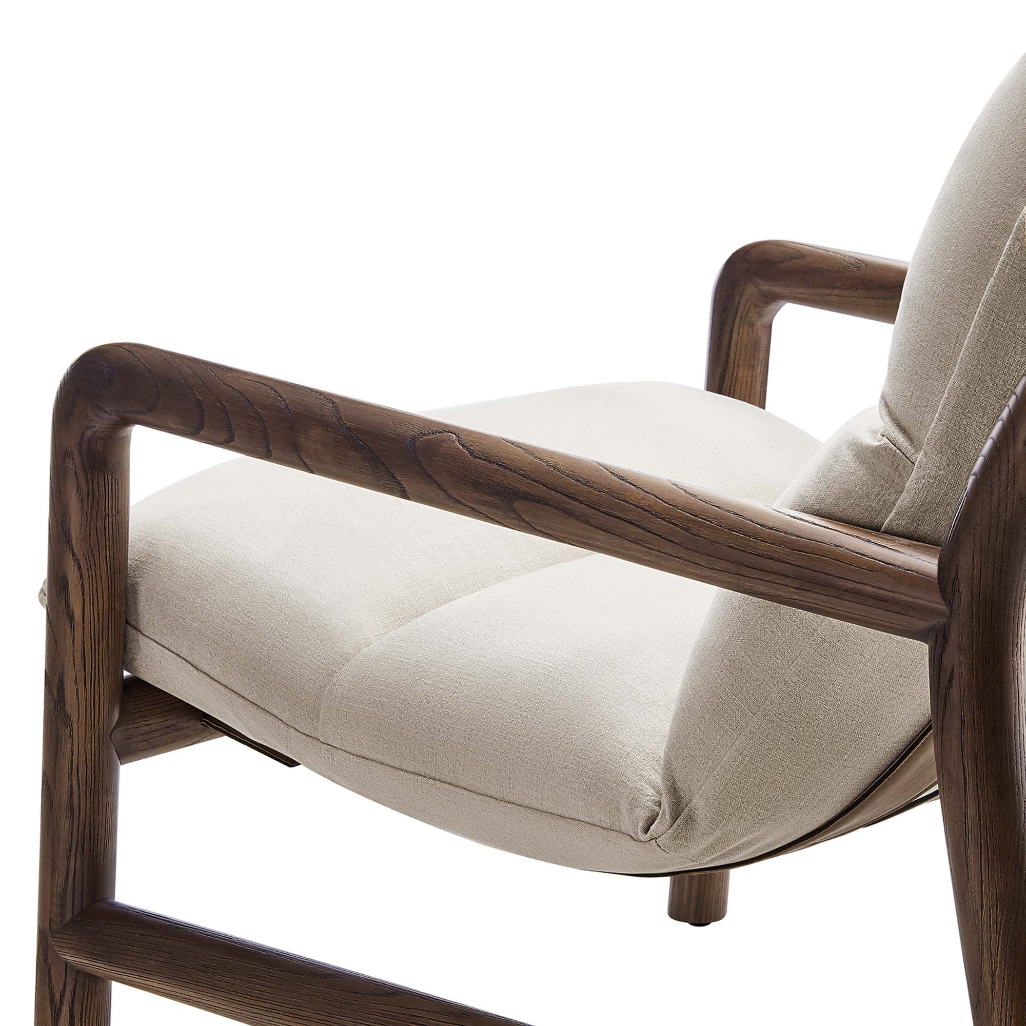 Paxton Wood Sling Chair - Image 6