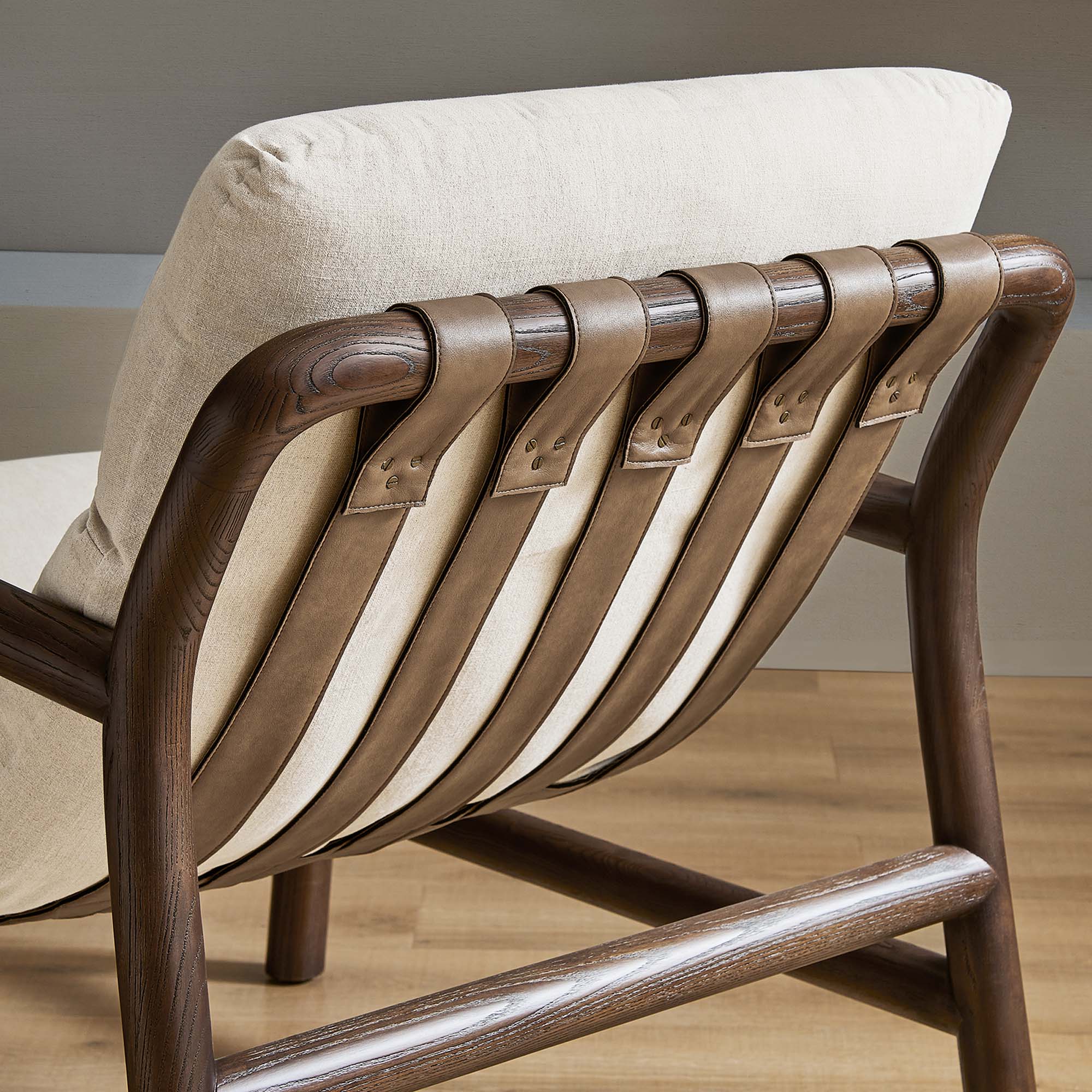 Paxton Wood Sling Chair - Image 7