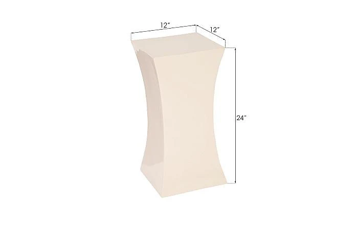 Paya Pedestal, Gel Coat White - Image 3