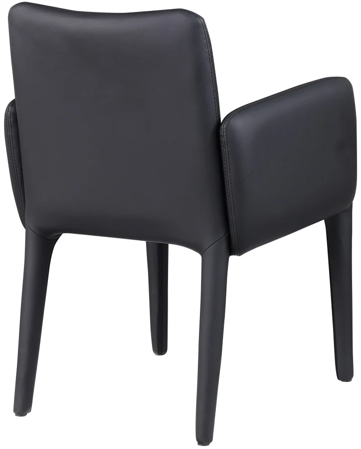 Pelle Vegan Leather Upholstered Dining Chair / Accent Chair - Image 4