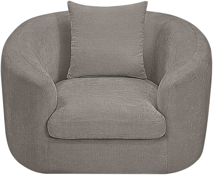 Penelope Chenille Fabric Upholstered Accent Chair - Image 19
