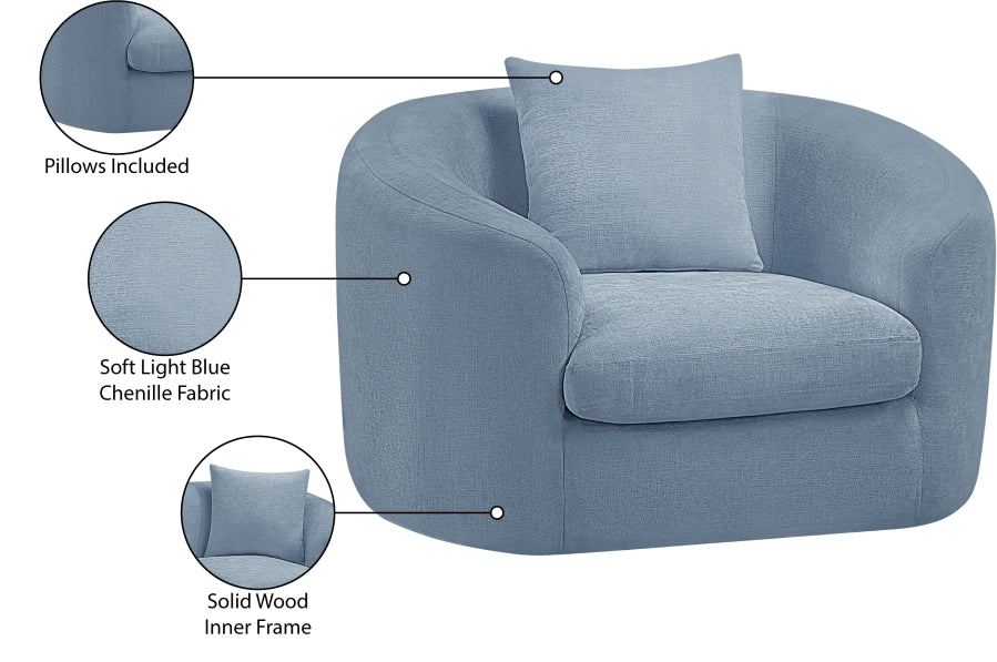 Penelope Chenille Fabric Upholstered Accent Chair - Image 70