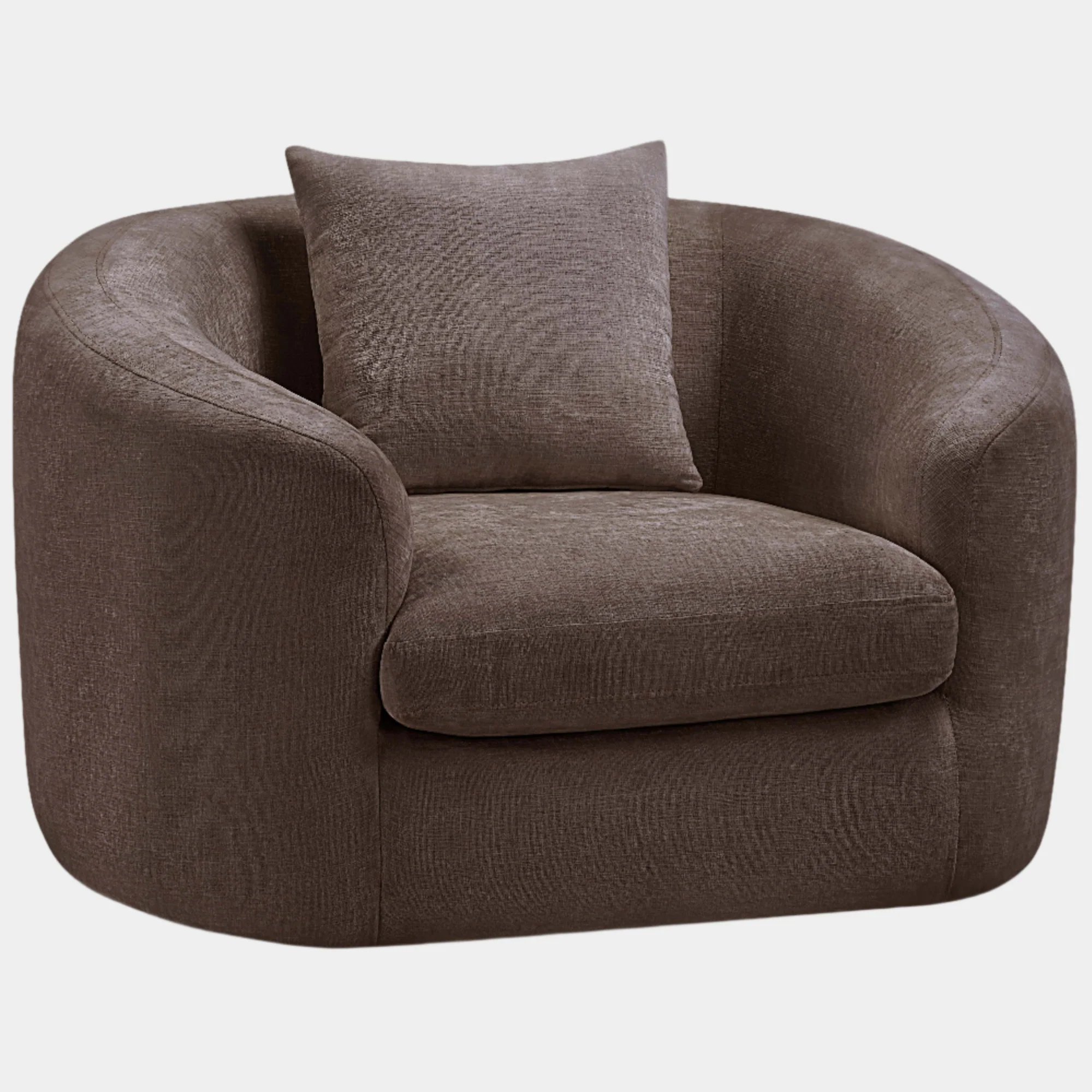 Penelope Chenille Fabric Upholstered Accent Chair - Image 94