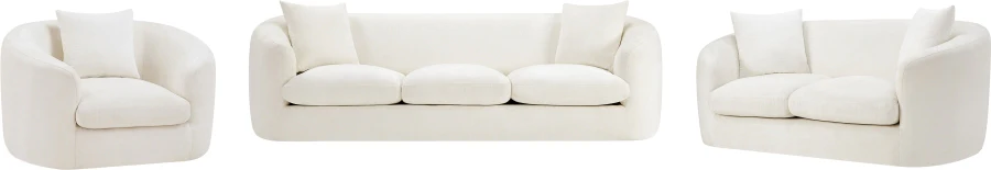 Penelope Chenille Fabric Upholstered Sofa - Image 11