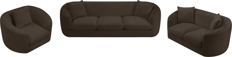 Penelope Chenille Fabric Upholstered Sofa - Image 121