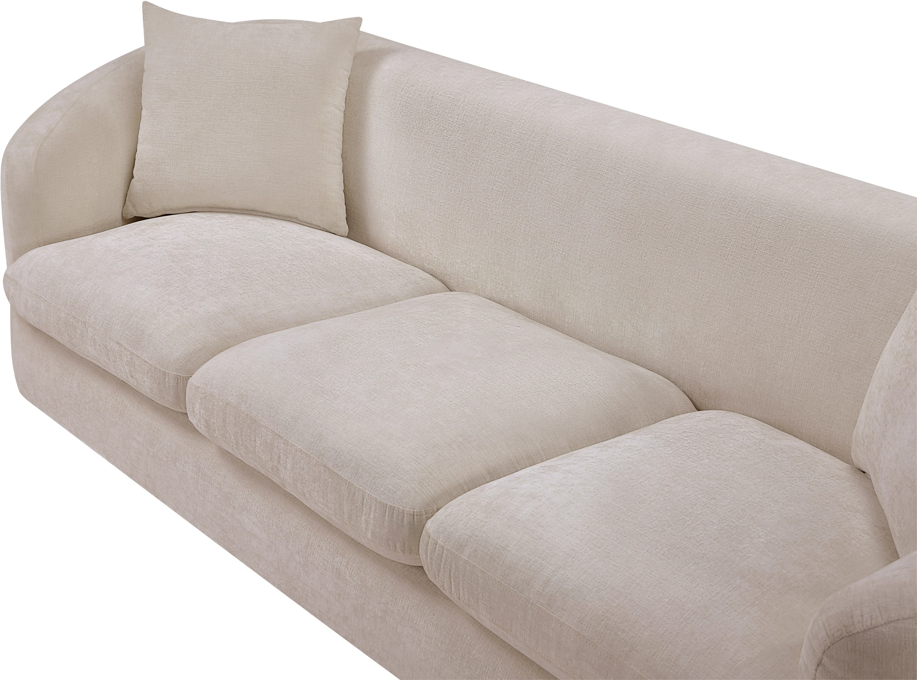 Penelope Chenille Fabric Upholstered Sofa - Image 133