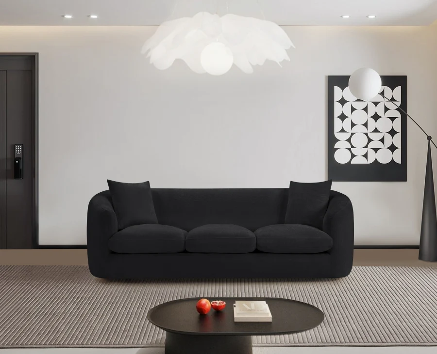 Penelope Chenille Fabric Upholstered Sofa - Image 18