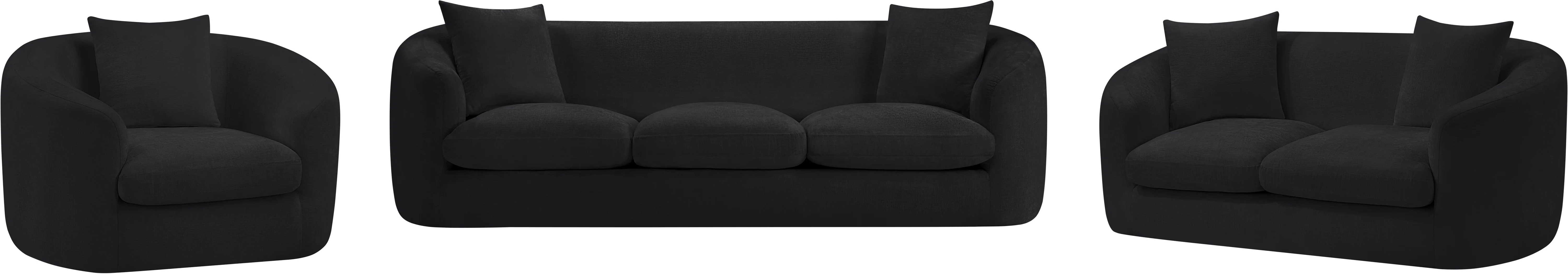 Penelope Chenille Fabric Upholstered Sofa - Image 27