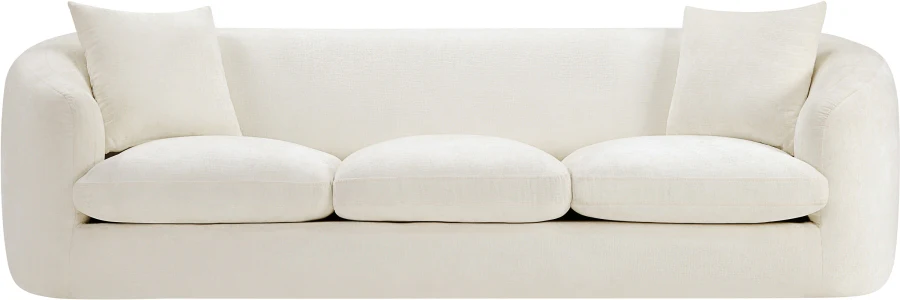 Penelope Chenille Fabric Upholstered Sofa - Image 3