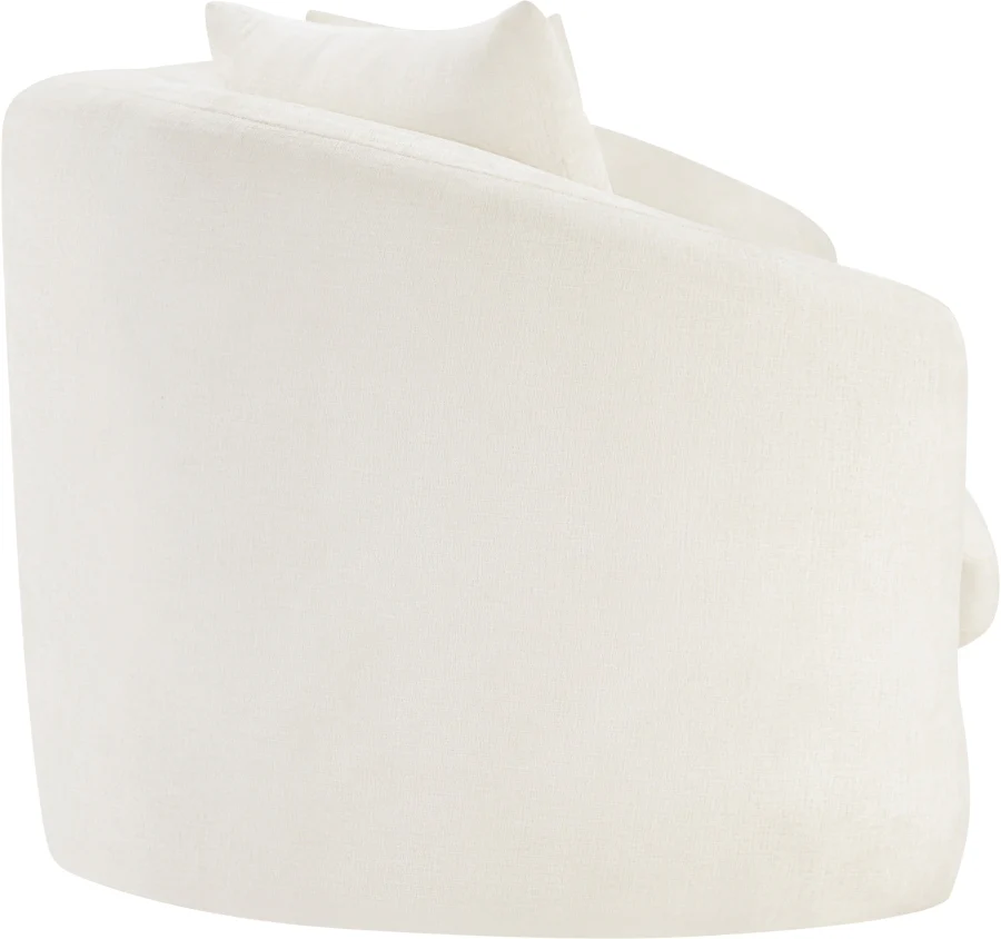 Penelope Chenille Fabric Upholstered Sofa - Image 4