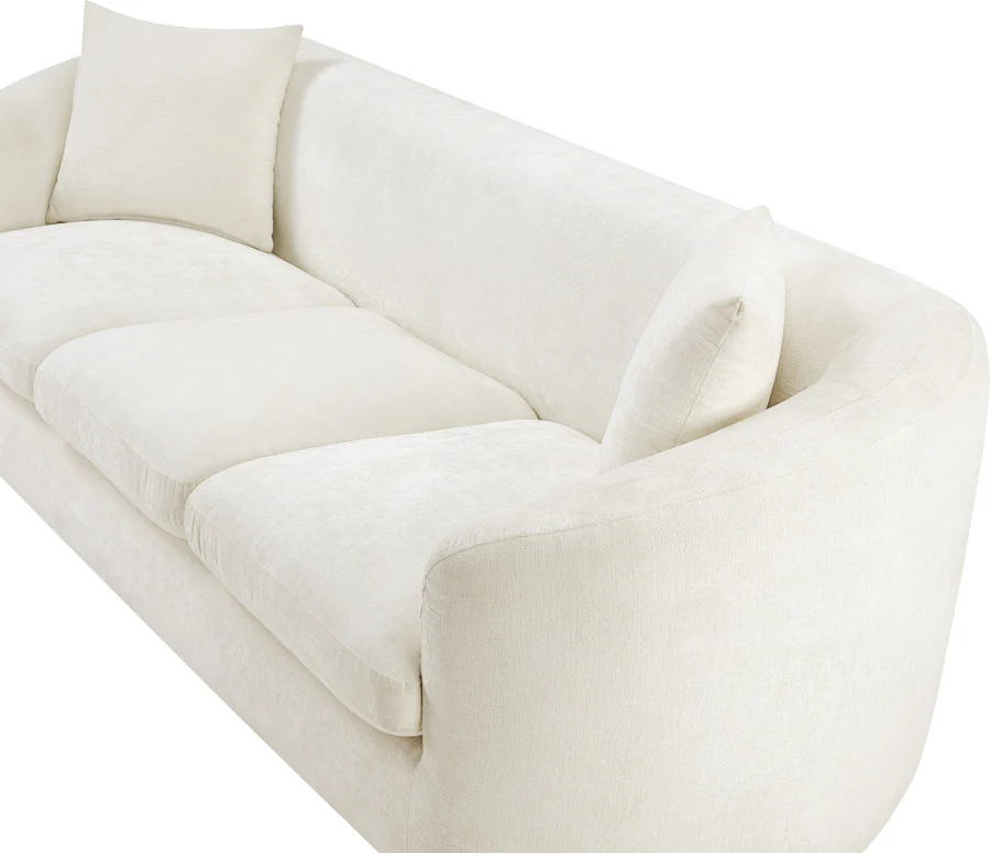 Penelope Chenille Fabric Upholstered Sofa - Image 9