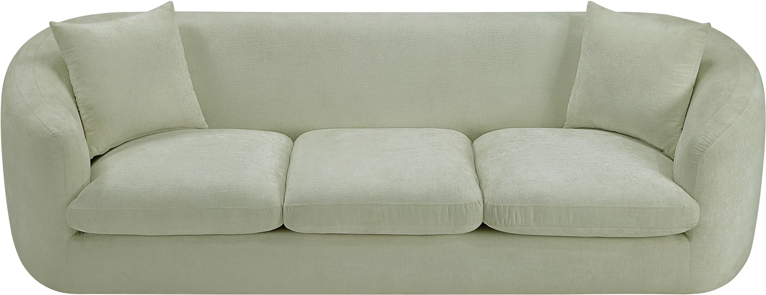Penelope Chenille Fabric Upholstered Sofa - Image 99