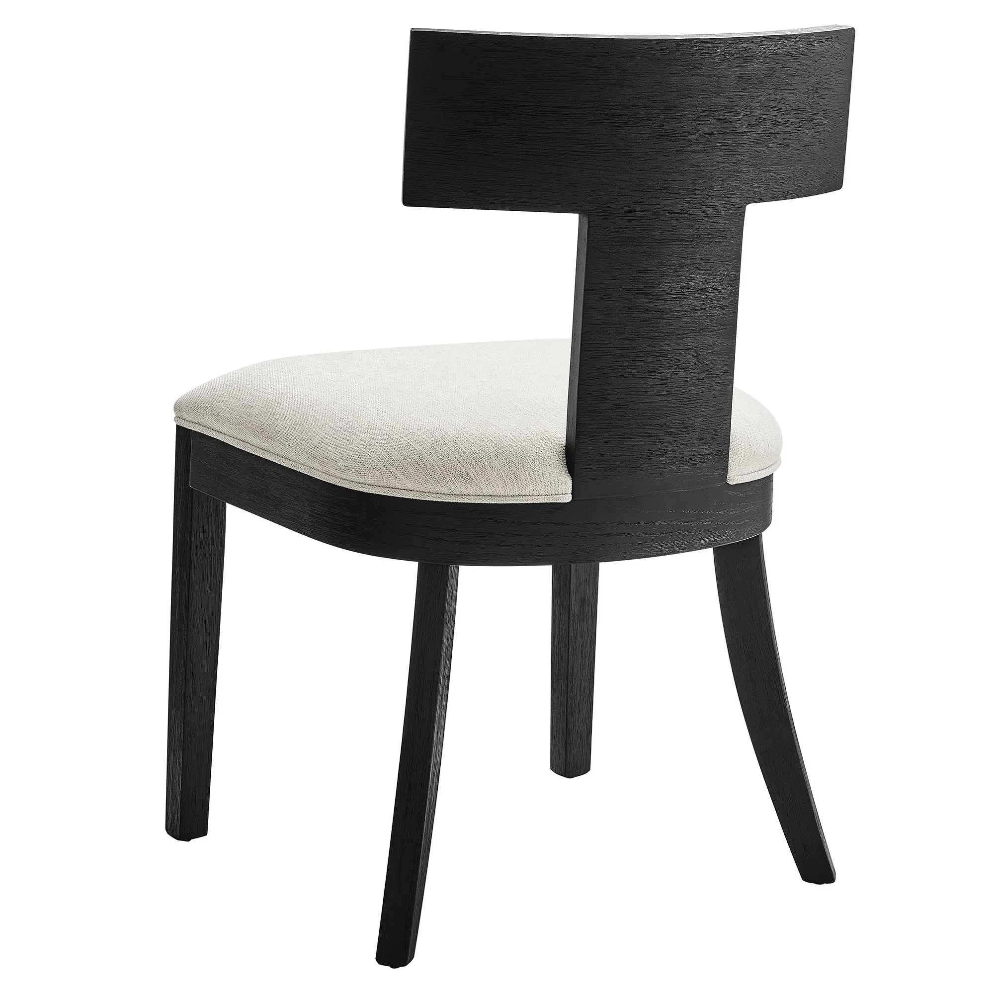 Peregrine Wood and Fabric Upholstered Dining Chairs Set of 2 - Image 17