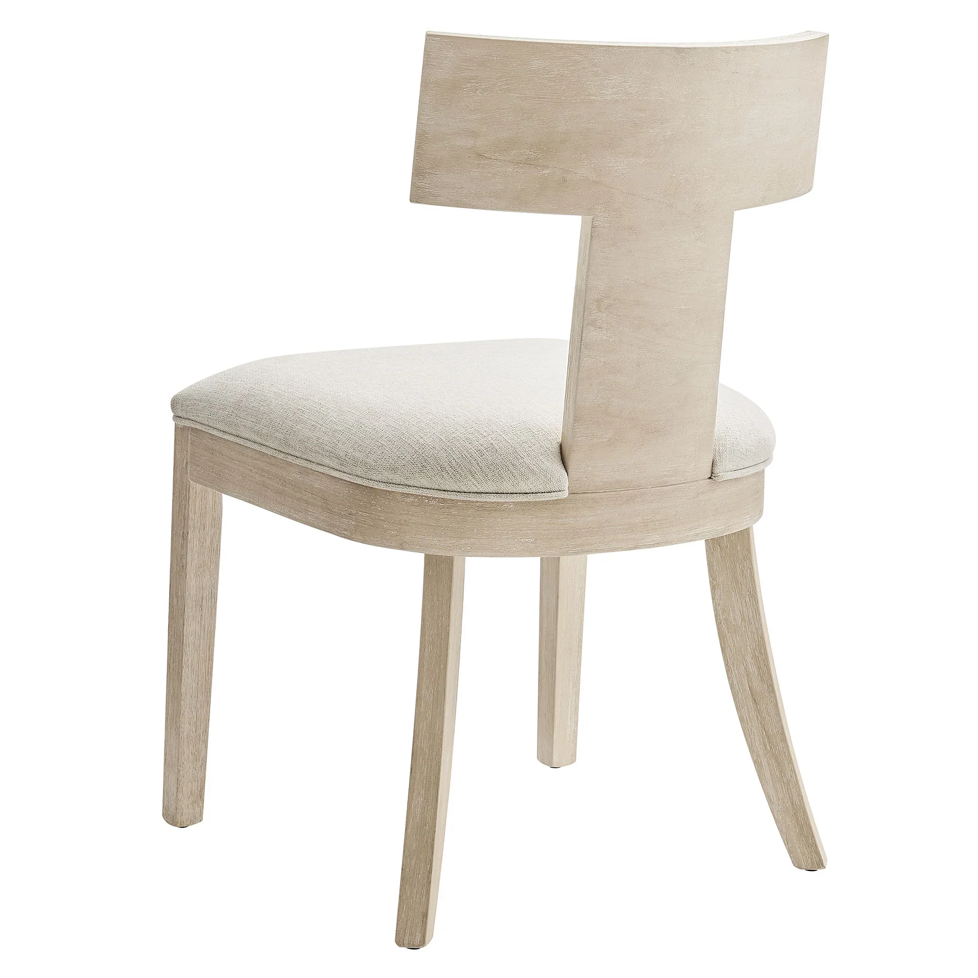 Peregrine Wood and Fabric Upholstered Dining Chairs Set of 2 - Image 7