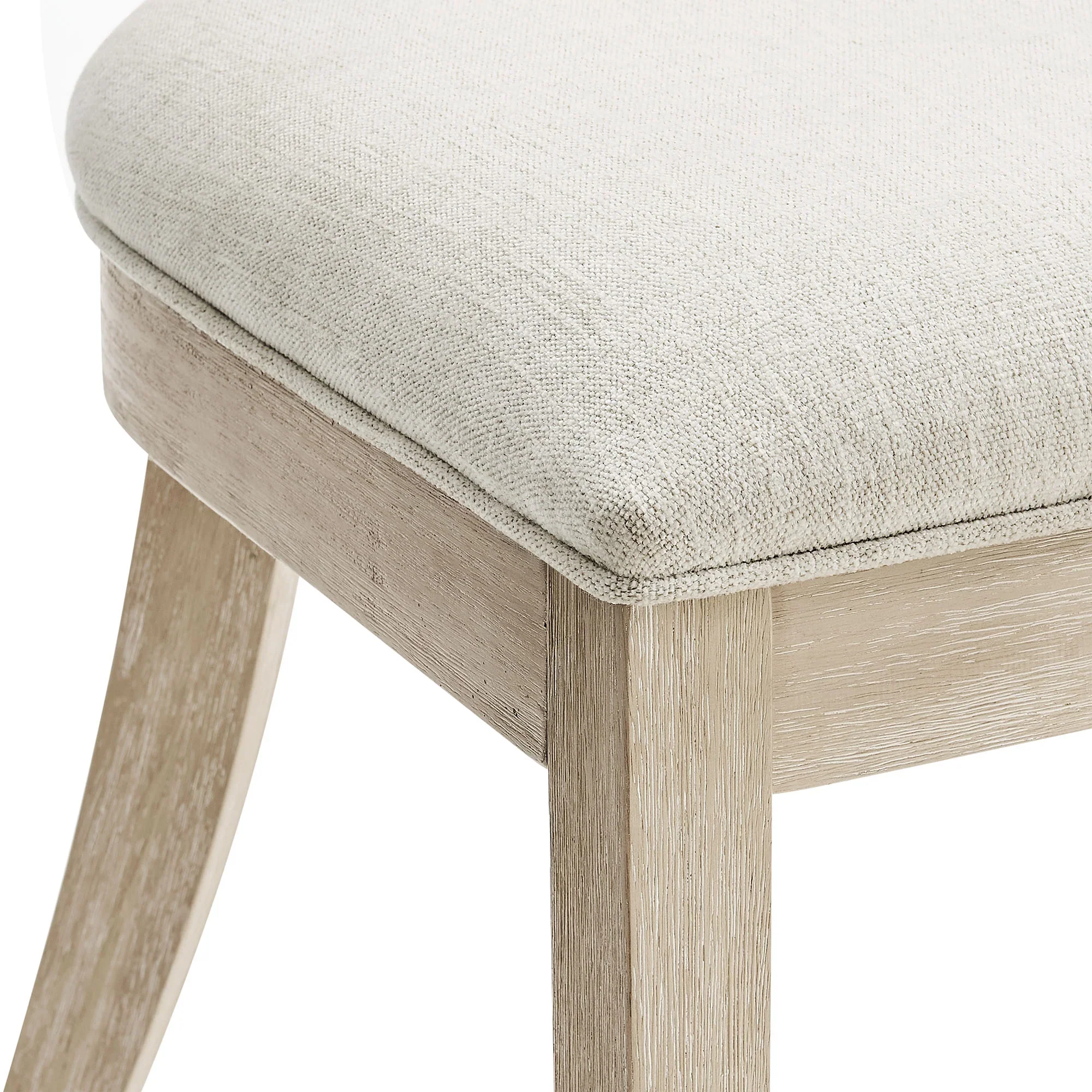 Peregrine Wood and Fabric Upholstered Dining Chairs Set of 2 - Image 8