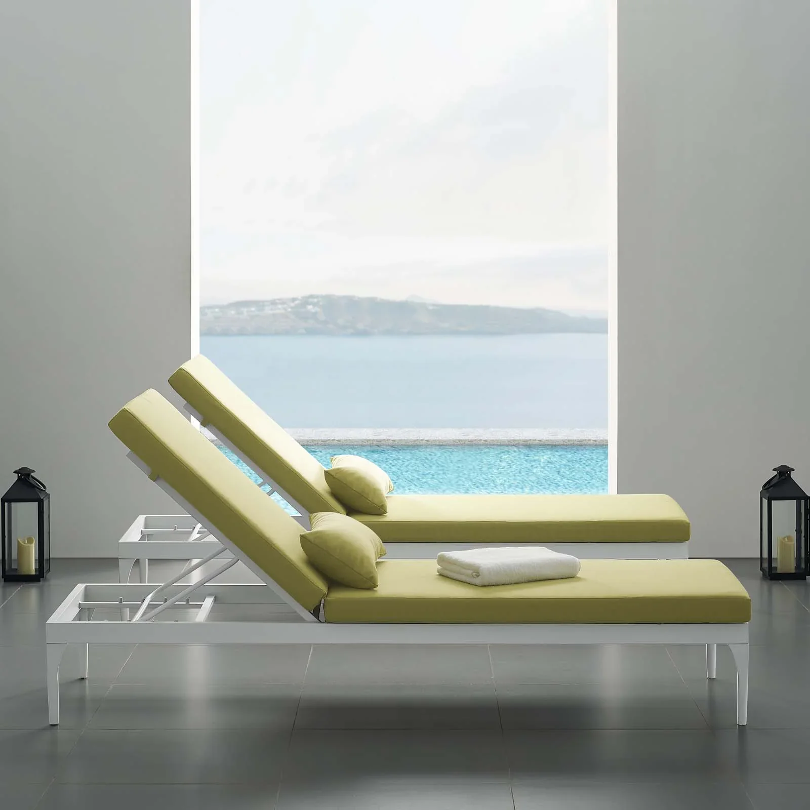 Perspective Cushion Outdoor Patio Chaise Lounge Chair - Image 23