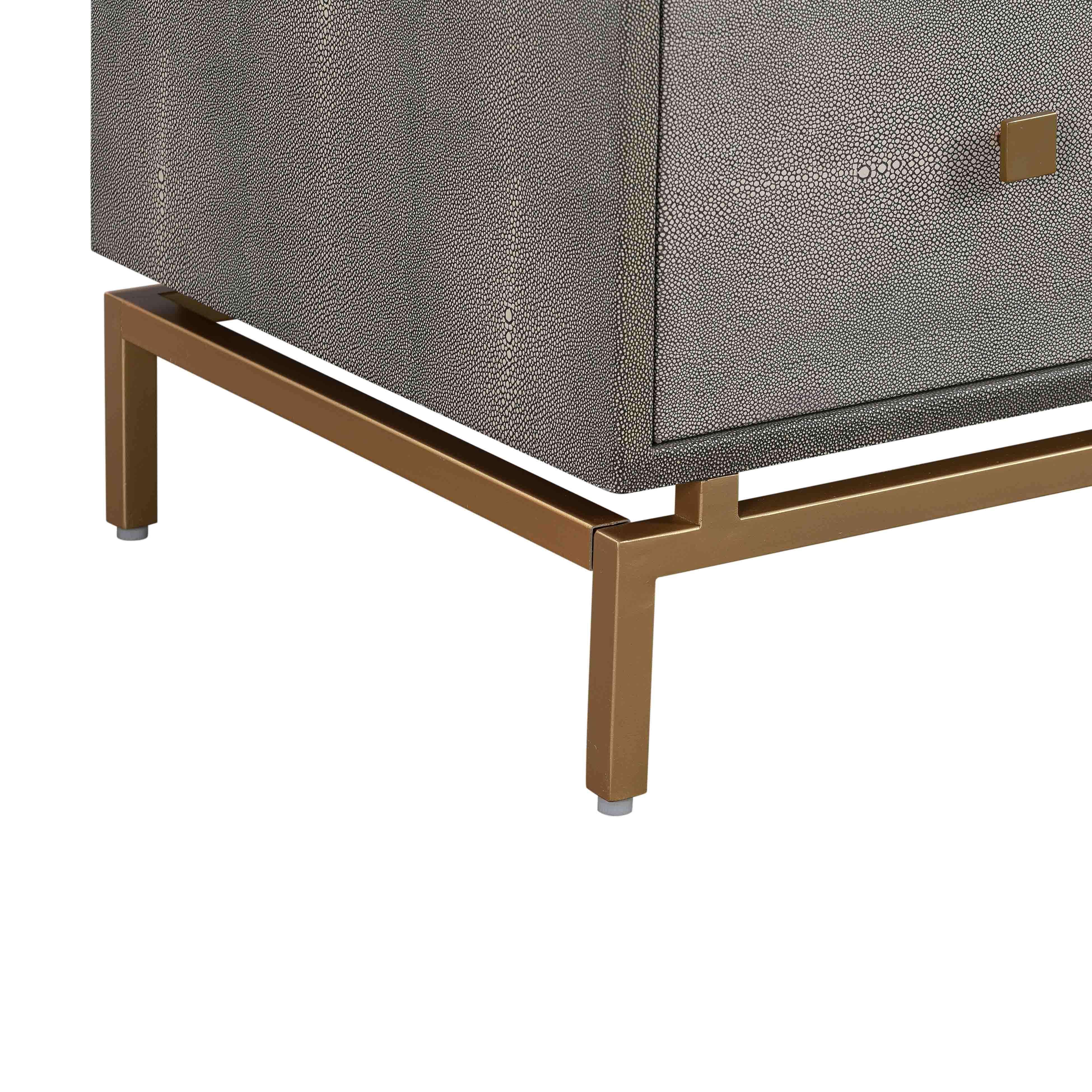 Pesce 57" Faux Shagreen 6-Drawer Dresser - Image 14