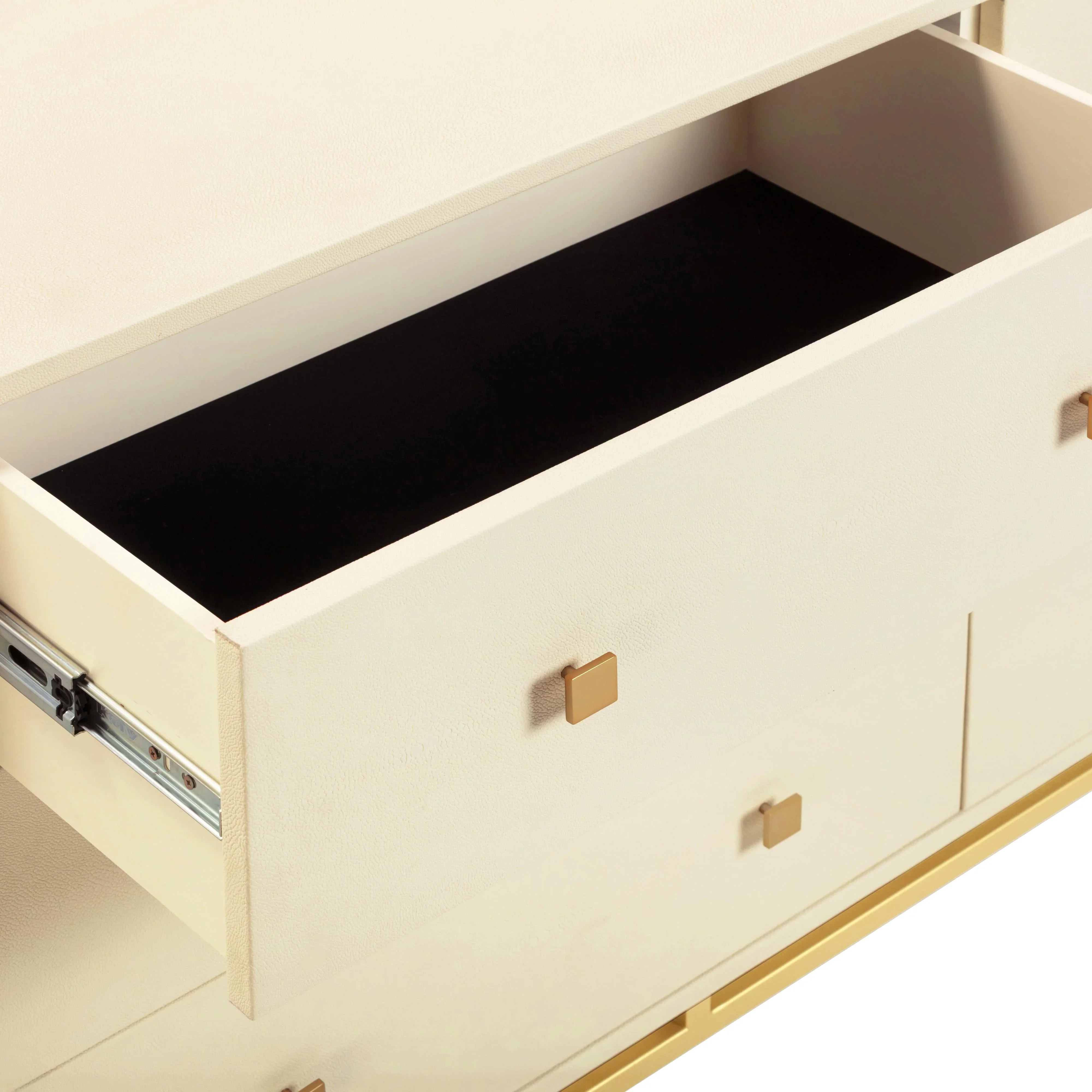 Pesce 57" Faux Shagreen 6-Drawer Dresser - Image 6