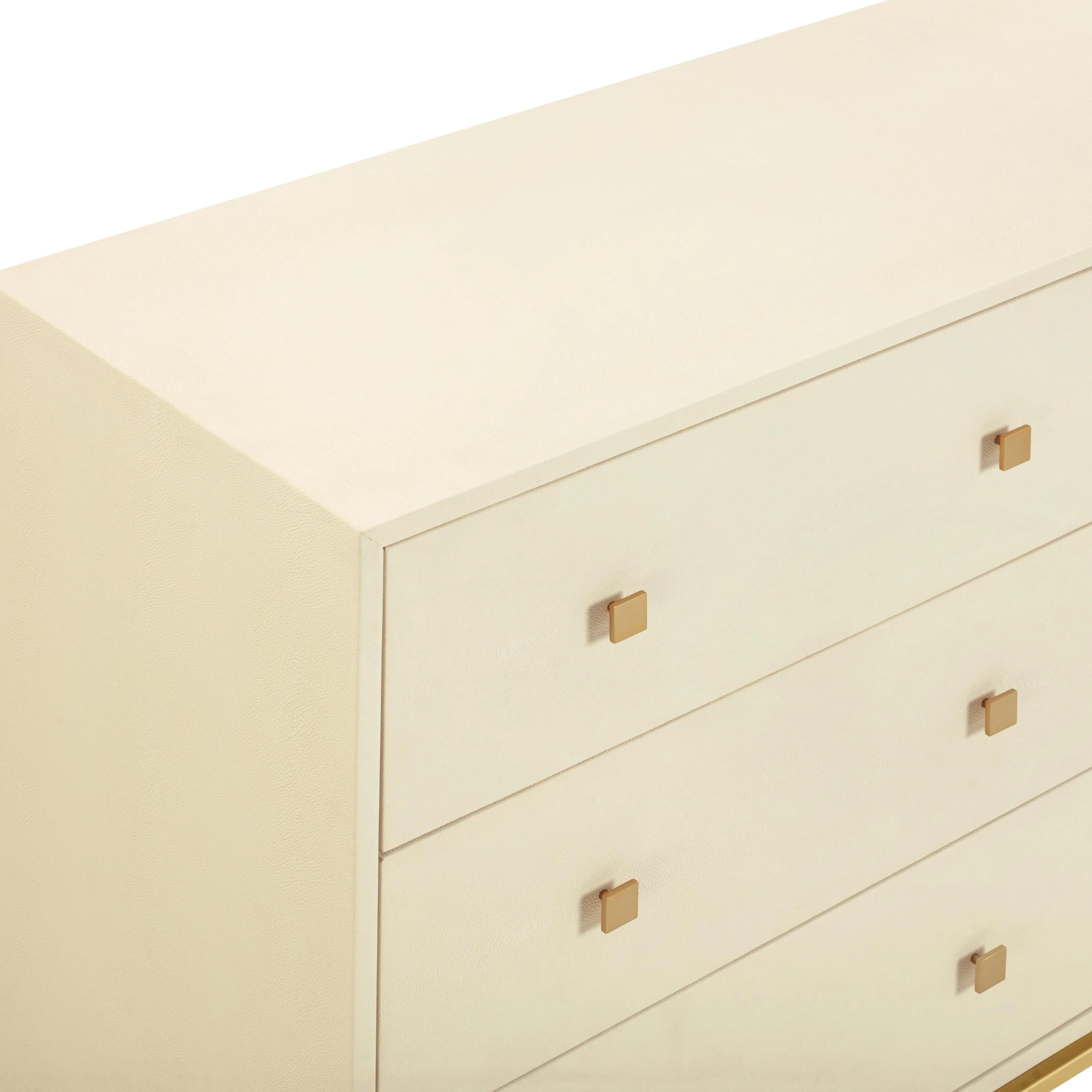 Pesce 57" Faux Shagreen 6-Drawer Dresser - Image 7