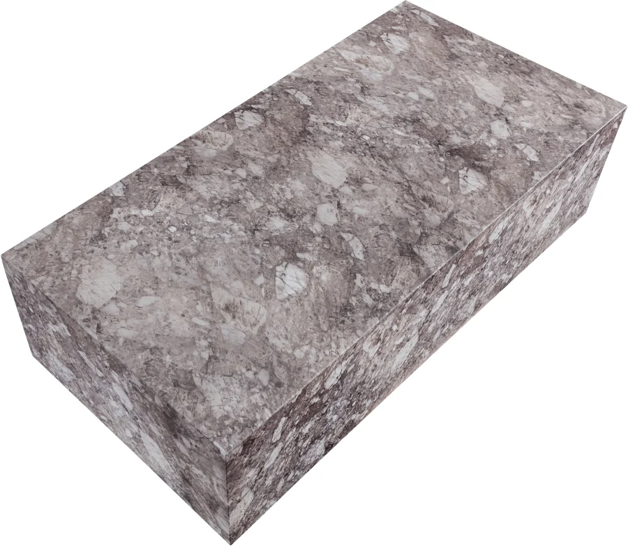 Piazza Marble Finish Indoor/Outdoor Concrete Coffee Table - Image 29