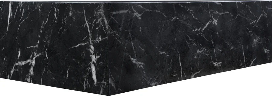 Piazza Marble Finish Indoor/Outdoor Concrete Coffee Table - Image 4