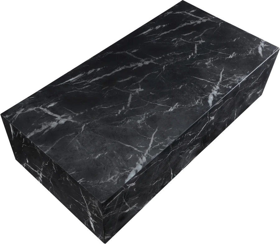 Piazza Marble Finish Indoor/Outdoor Concrete Coffee Table - Image 5
