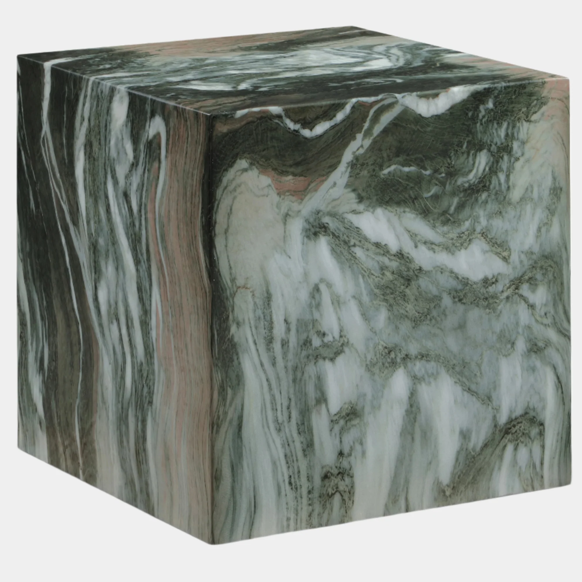 Piazza Marble Finish Indoor / Outdoor Concrete End Table - Image 17