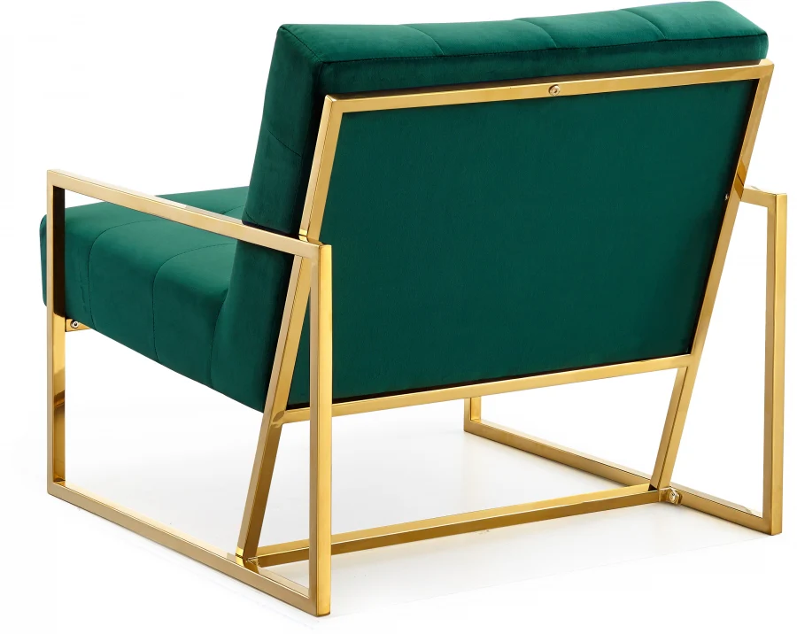 Pierre Velvet Upholstered Accent Chair - Image 5