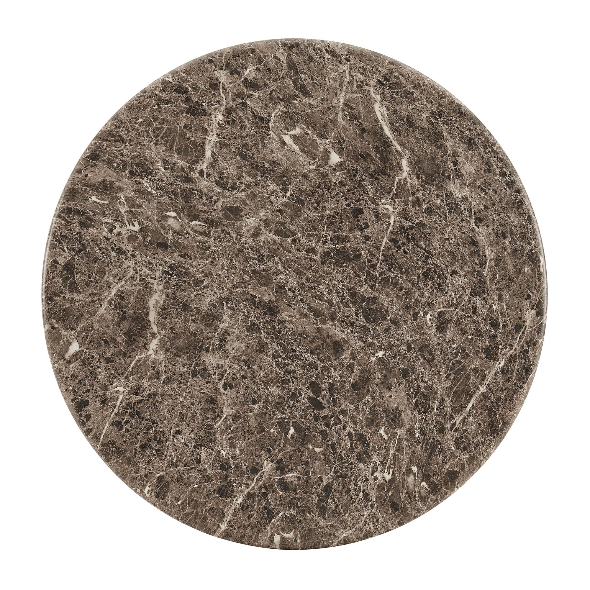 Pietra Indoor Outdoor Round Coffee Table in Dark Emperador Marble - Image 7