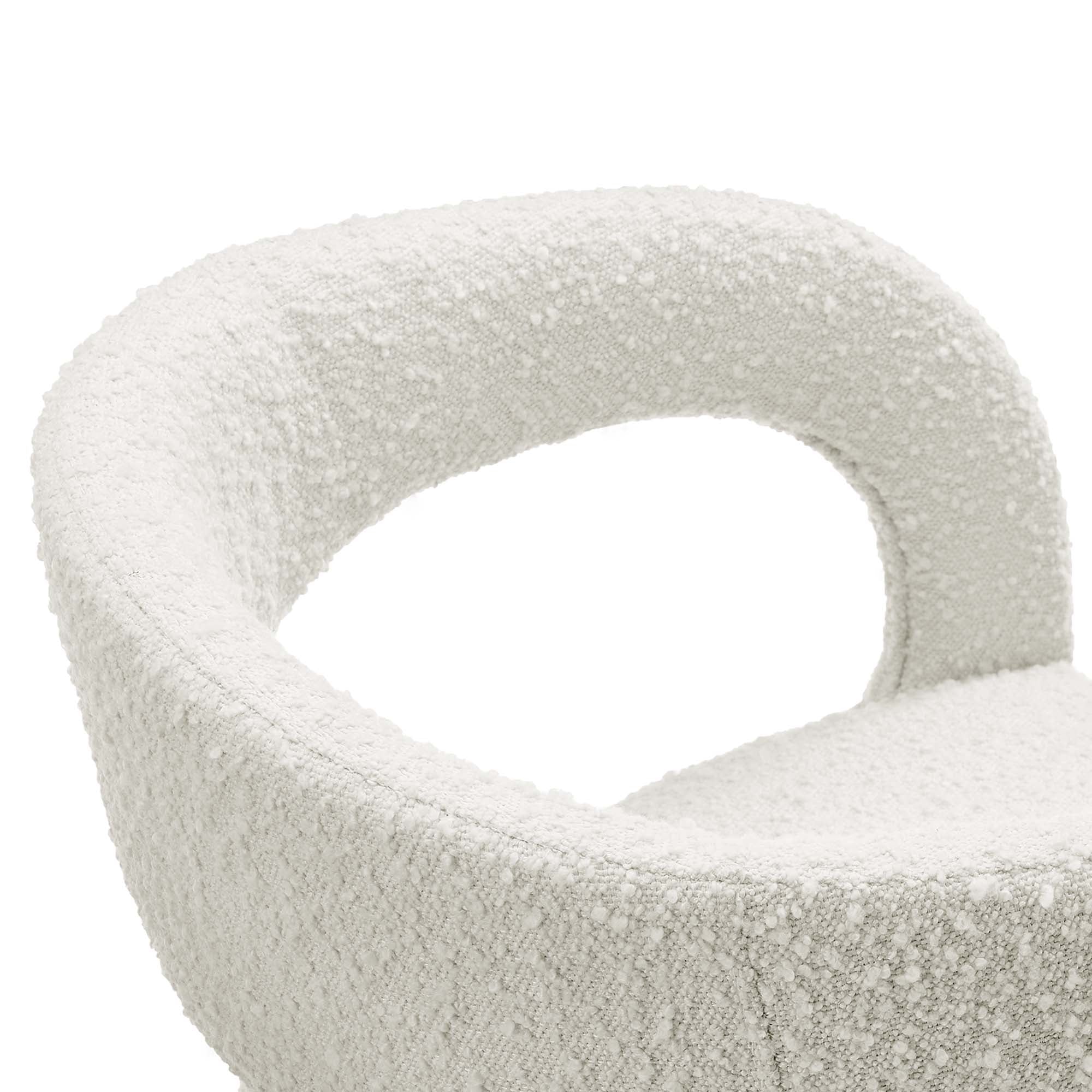 Pinnacle Boucle Upholstered Dining Chair Set of 2 - Image 18
