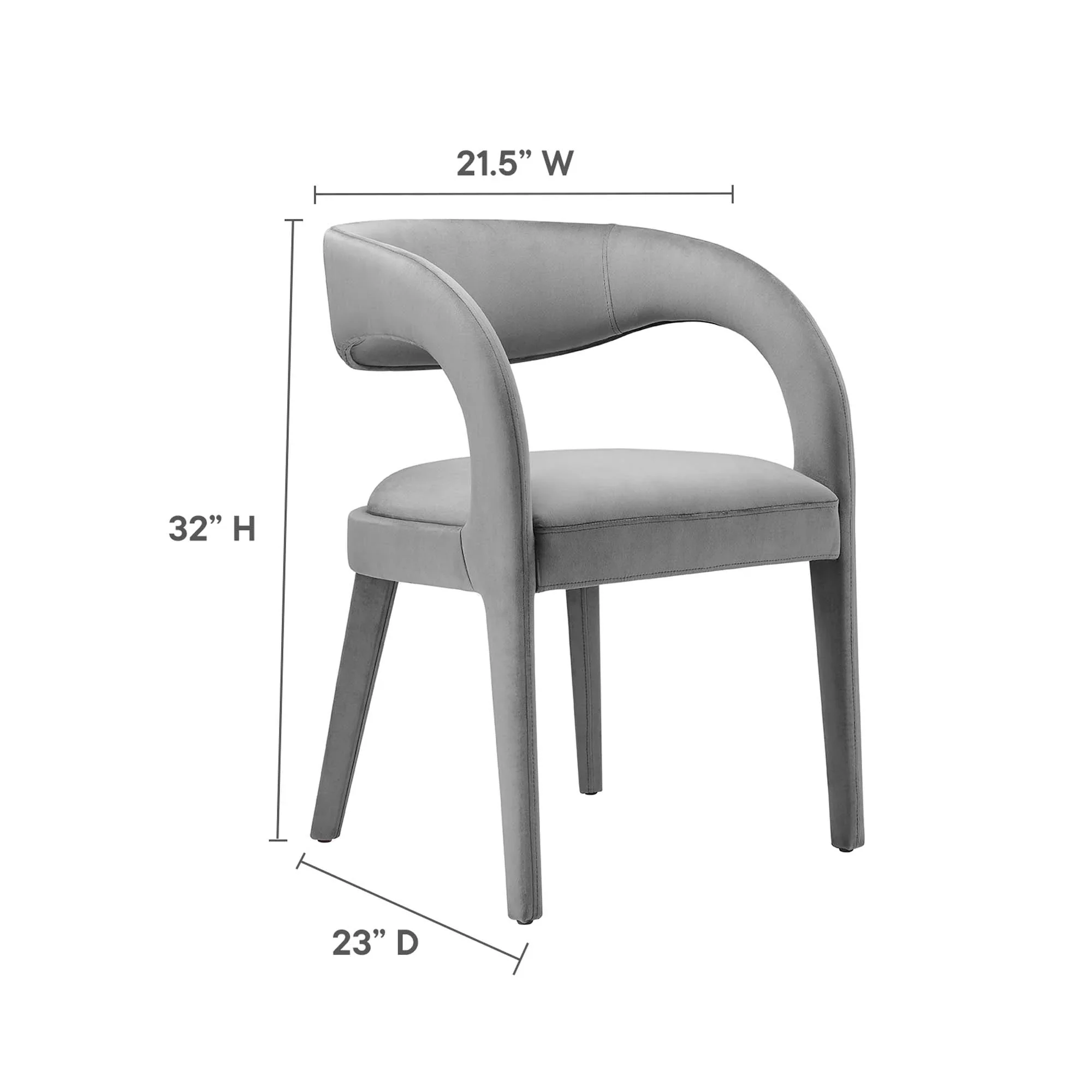 Pinnacle Performance Velvet Dining Chair Set of 2 - Image 20