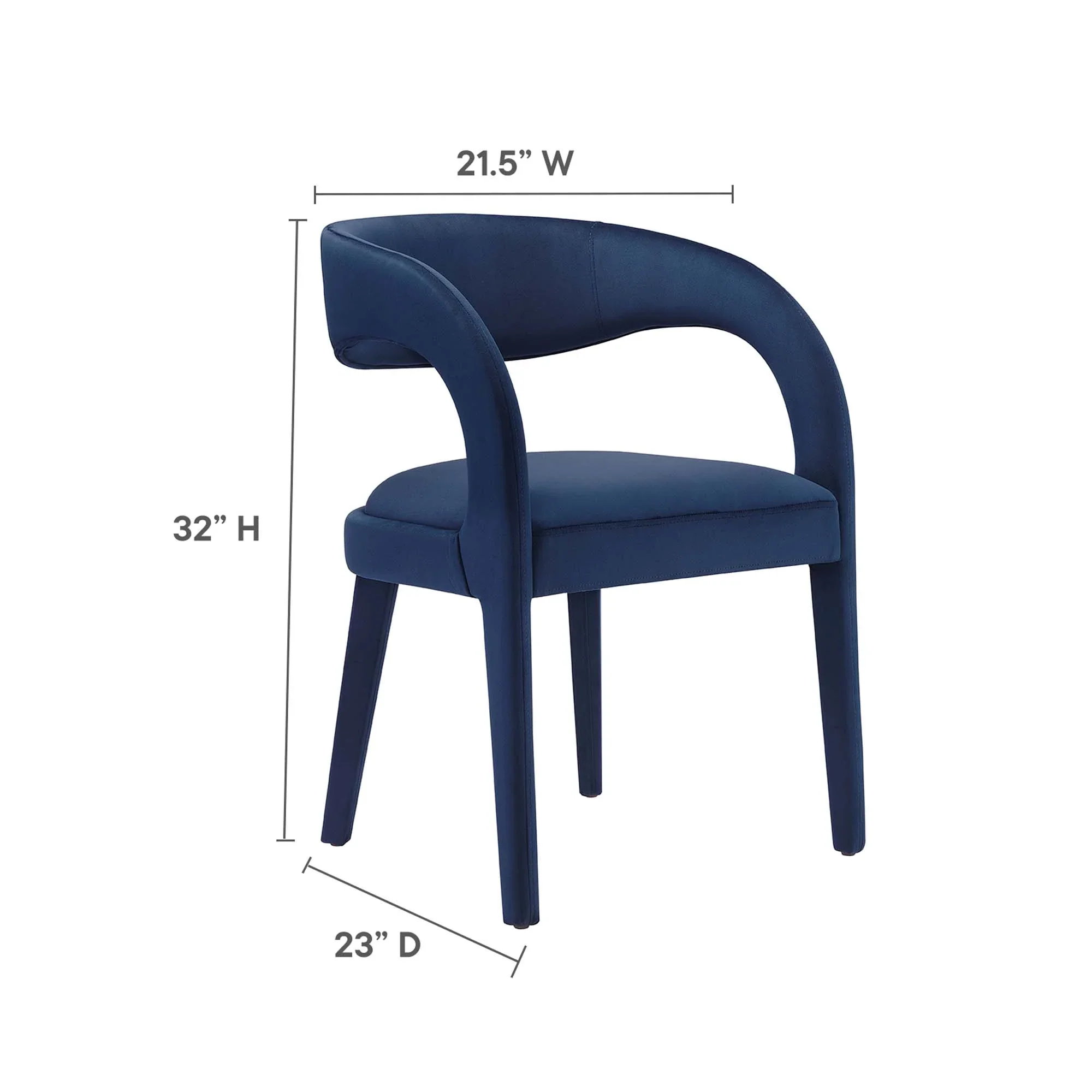 Pinnacle Performance Velvet Dining Chair Set of 2 - Image 30