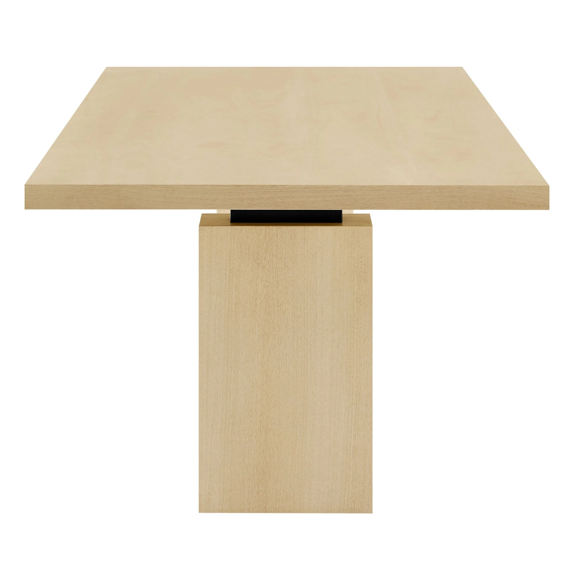 Piston 82" Rectangular Wood Dining Table in Natural - Image 4