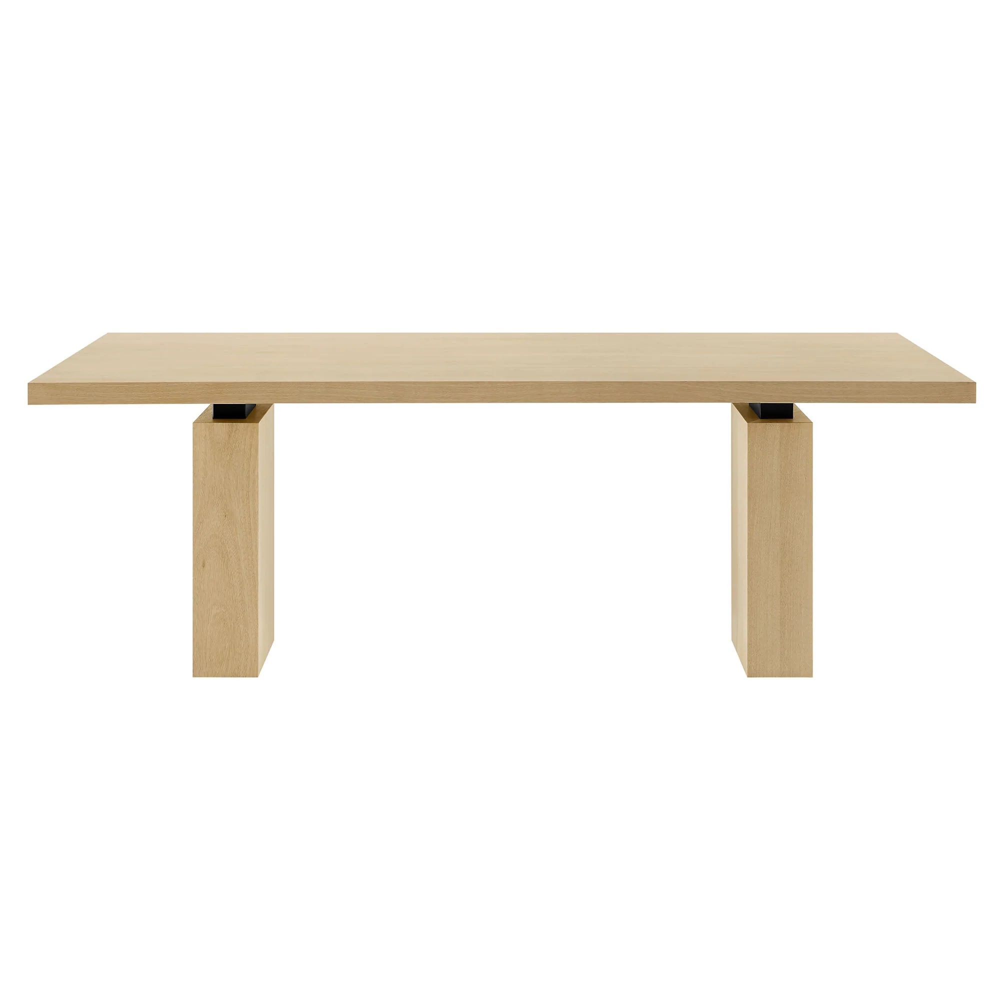Piston 82" Rectangular Wood Dining Table in Natural - Image 5